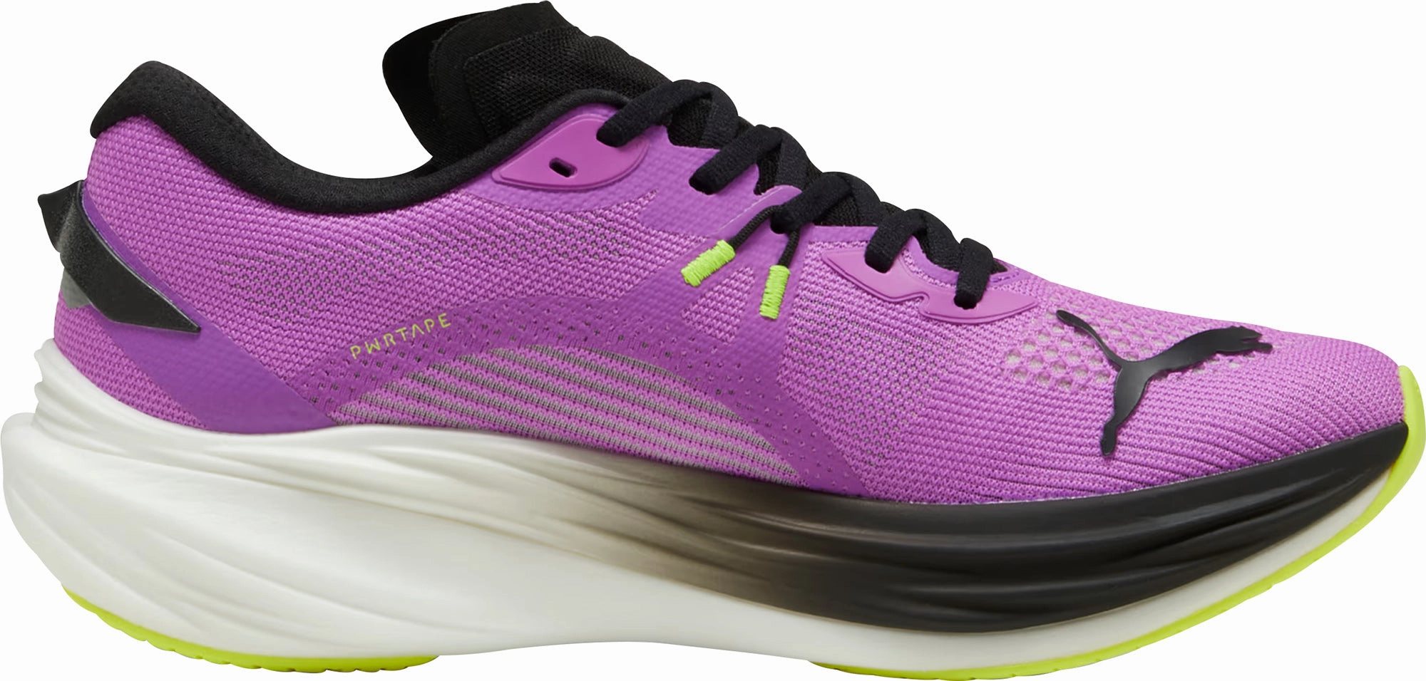Puma Deviate Nitro 3 Mens Running Shoes - Purple shock - absorbing insoles