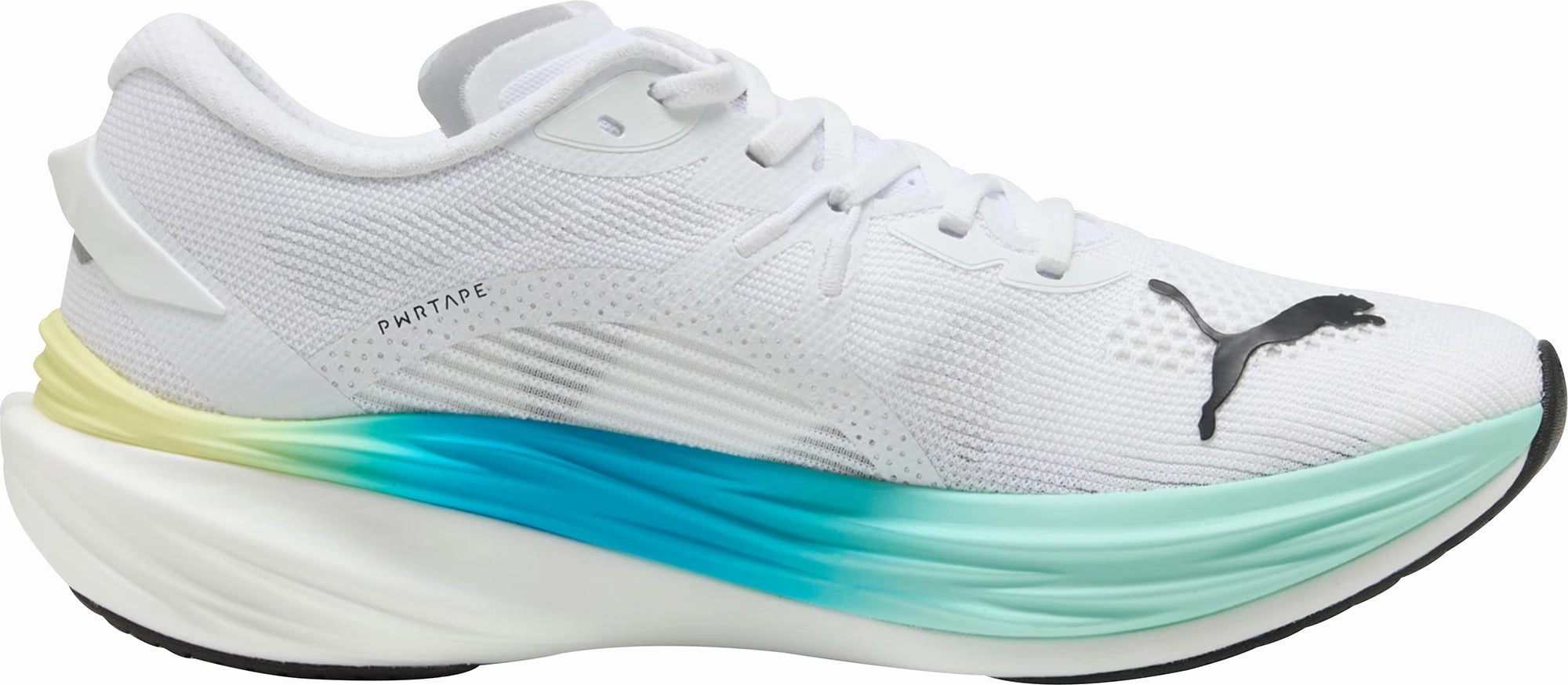 anti - microbial shoes Puma Deviate Nitro 3 Mens Running Shoes - White