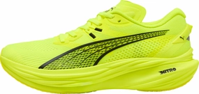 Retro Style Multi Density Sole Puma Deviate Nitro 3 Mens Running Shoes - Yellow