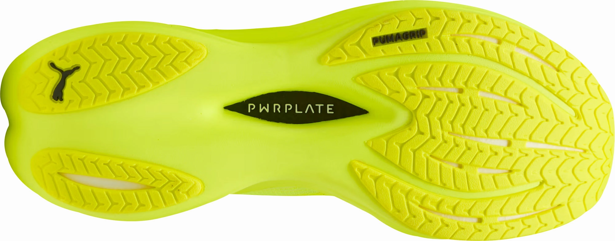 Asymmetric Cushion Pods Puma Deviate Nitro 3 Mens Running Shoes - Yellow