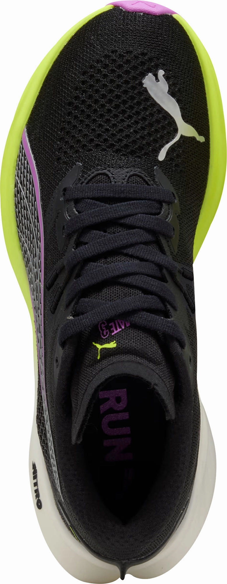 Puma Deviate Nitro 3 Womens Running Shoes - Black Performance Gear Bold Design