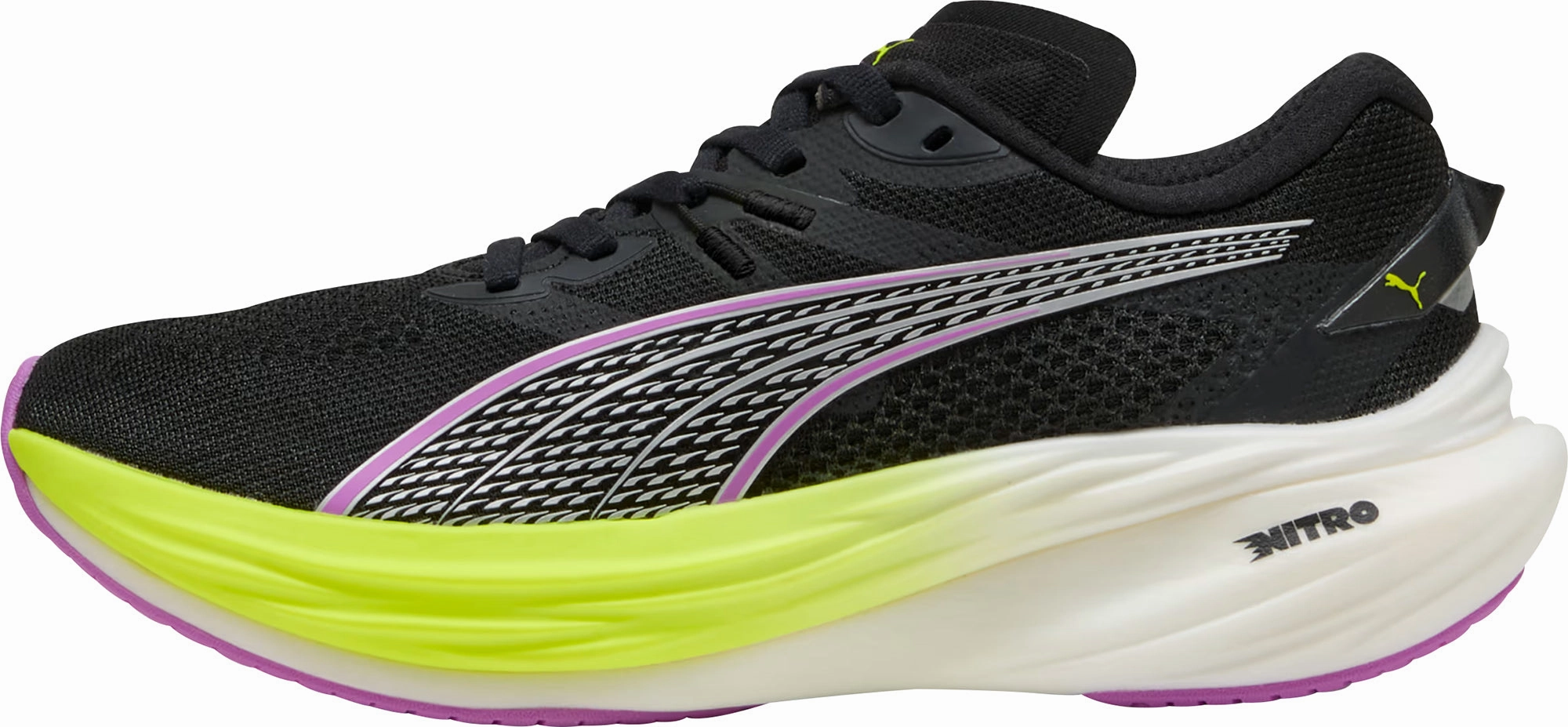 Puma Deviate Nitro 3 Womens Running Shoes - Black Tread Density Optimization