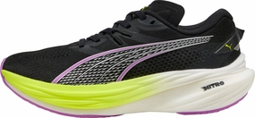Puma Deviate Nitro 3 Womens Running Shoes - Black Tread Density Optimization