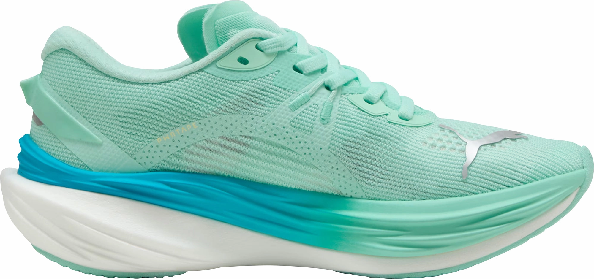 Puma Deviate Nitro 3 Womens Running Shoes - Green running for a way to stay up - to - date with trends