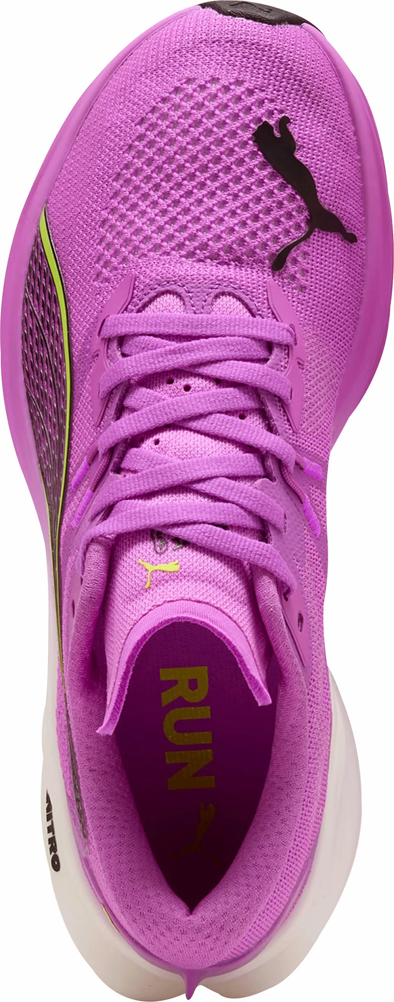 Puma Deviate Nitro 3 Womens Running Shoes - Purple School - running Motion Contour Footbed