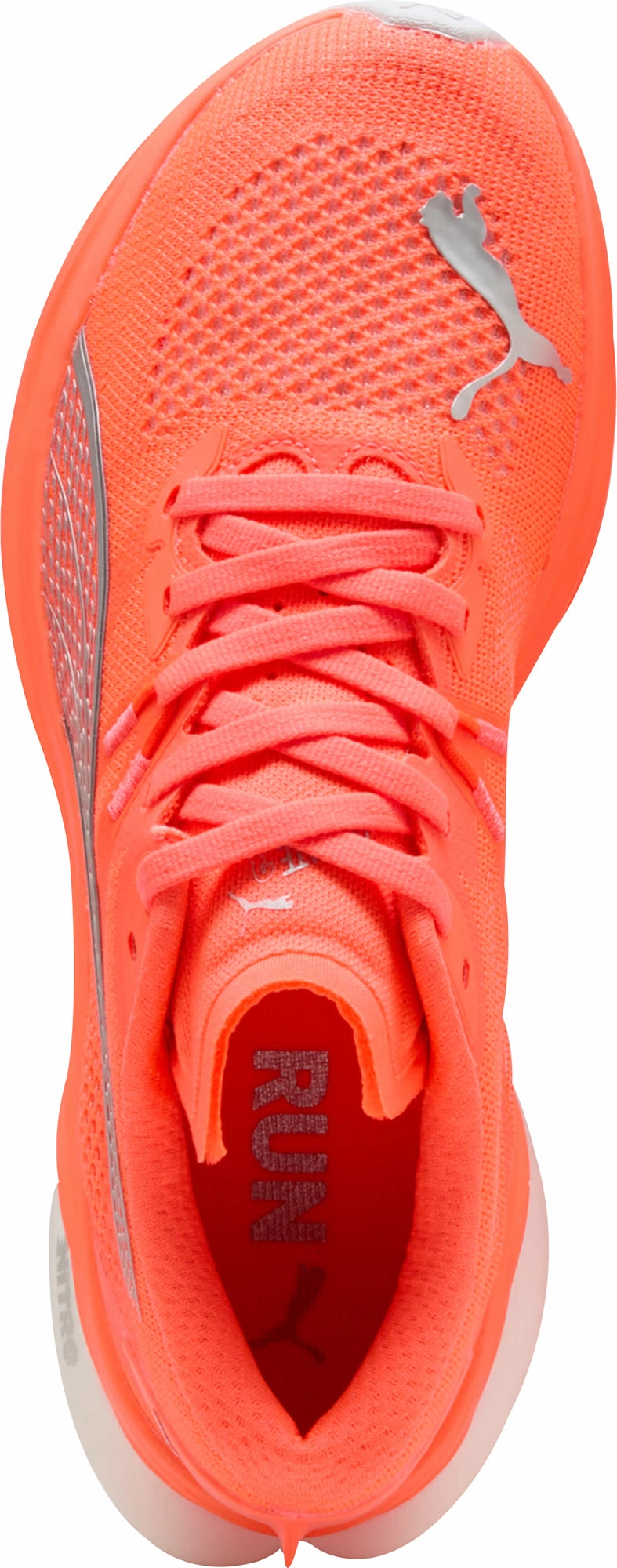 Trail Adventure Perforated Tongue Design Puma Deviate Nitro 3 Womens Running Shoes - Red