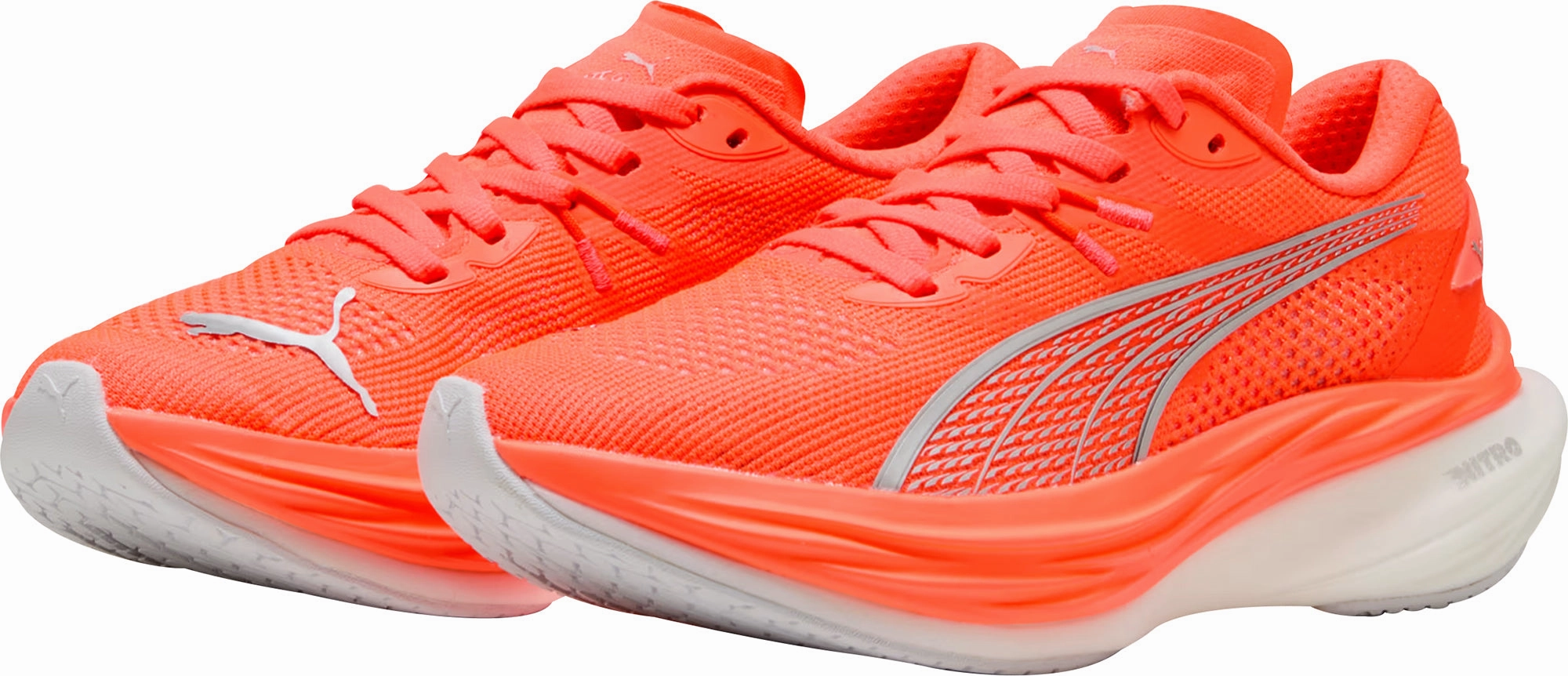 Puma Deviate Nitro 3 Womens Running Shoes - Red Sock Lit Fit