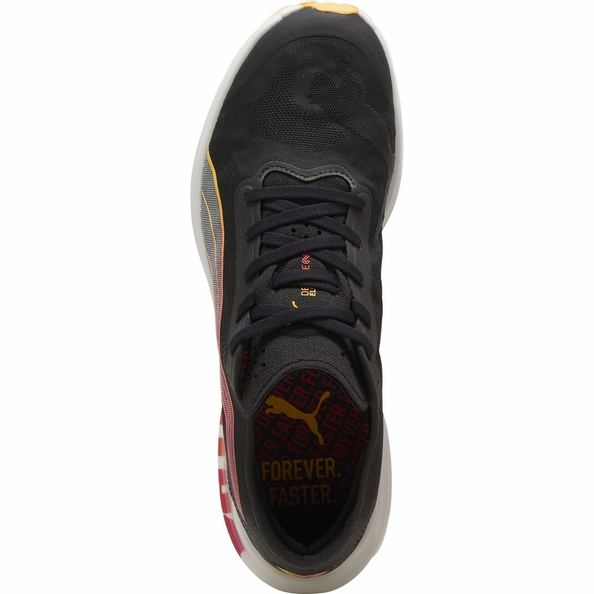 Reactive Response gel insole shoes Puma Deviate Nitro Elite 2 Mens Running Shoes - Black