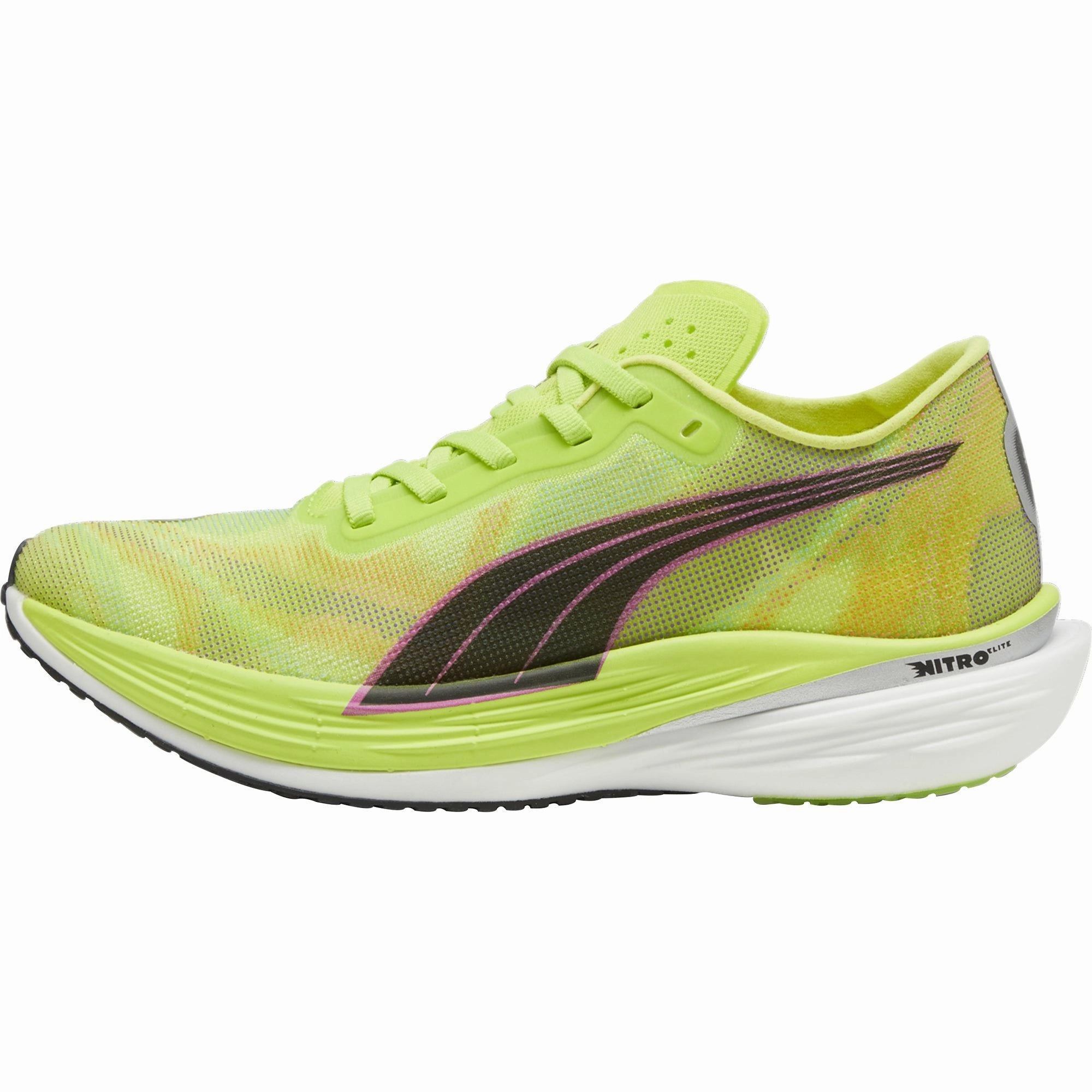 sunglasses beach running shoe environment Puma Deviate Nitro Elite 2 Womens Running Shoes - Green