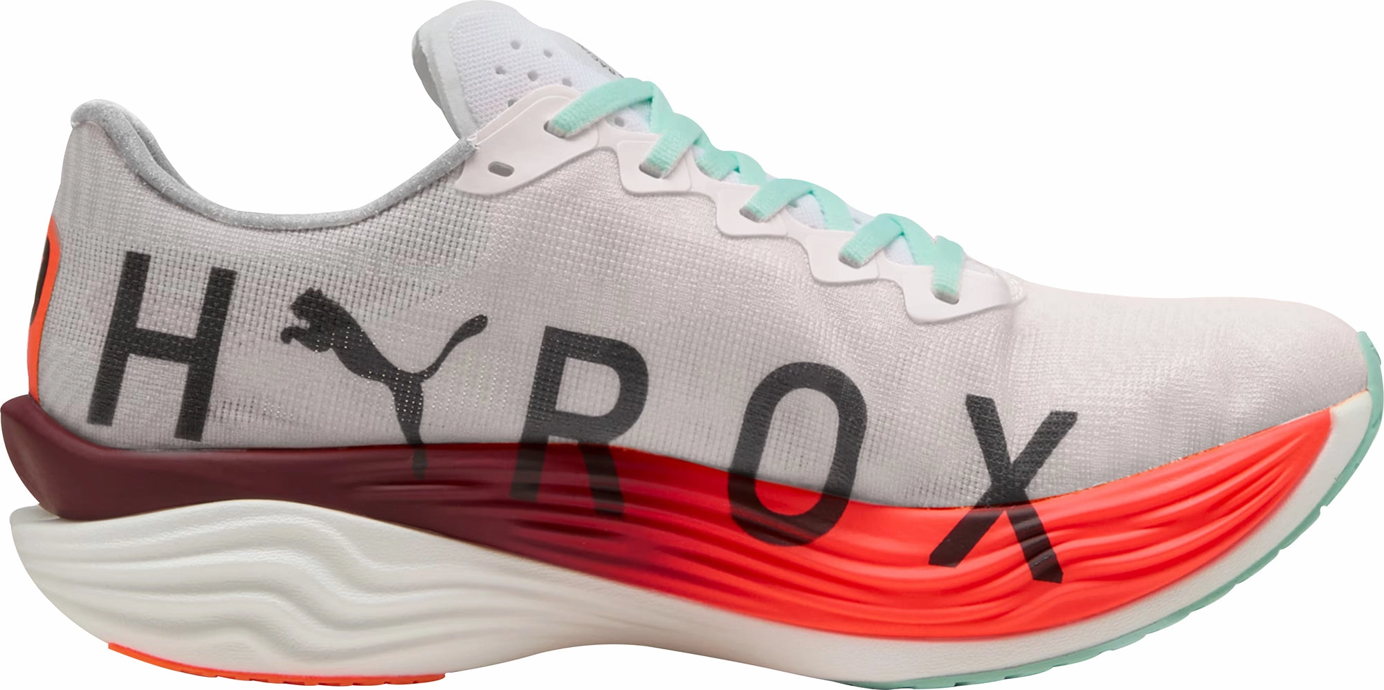 Puma Deviate Nitro Elite 3 HYROX Womens Running Shoes - White Versatile Shoes Breathable Ventilation Channels