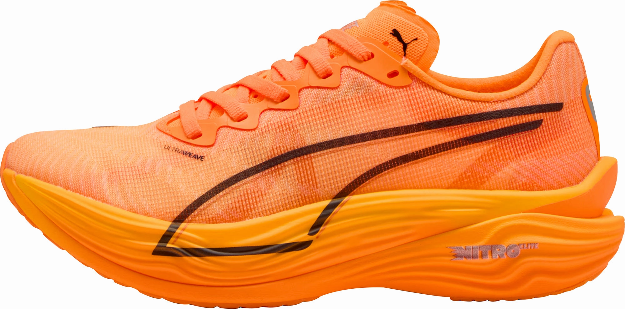 Engineered Knit Upper gradient - design shoes Puma Deviate Nitro Elite 3 Womens Running Shoes - Orange