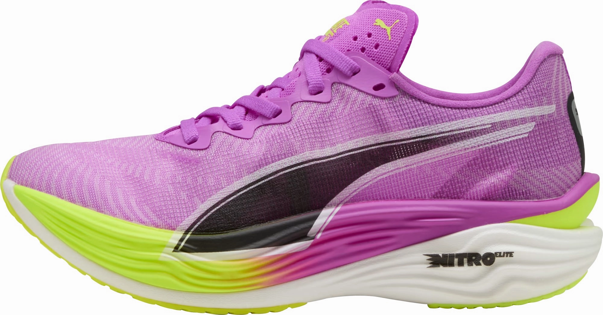 anti - static - feature shoes Puma Deviate Nitro Elite 3 Womens Running Shoes - Purple