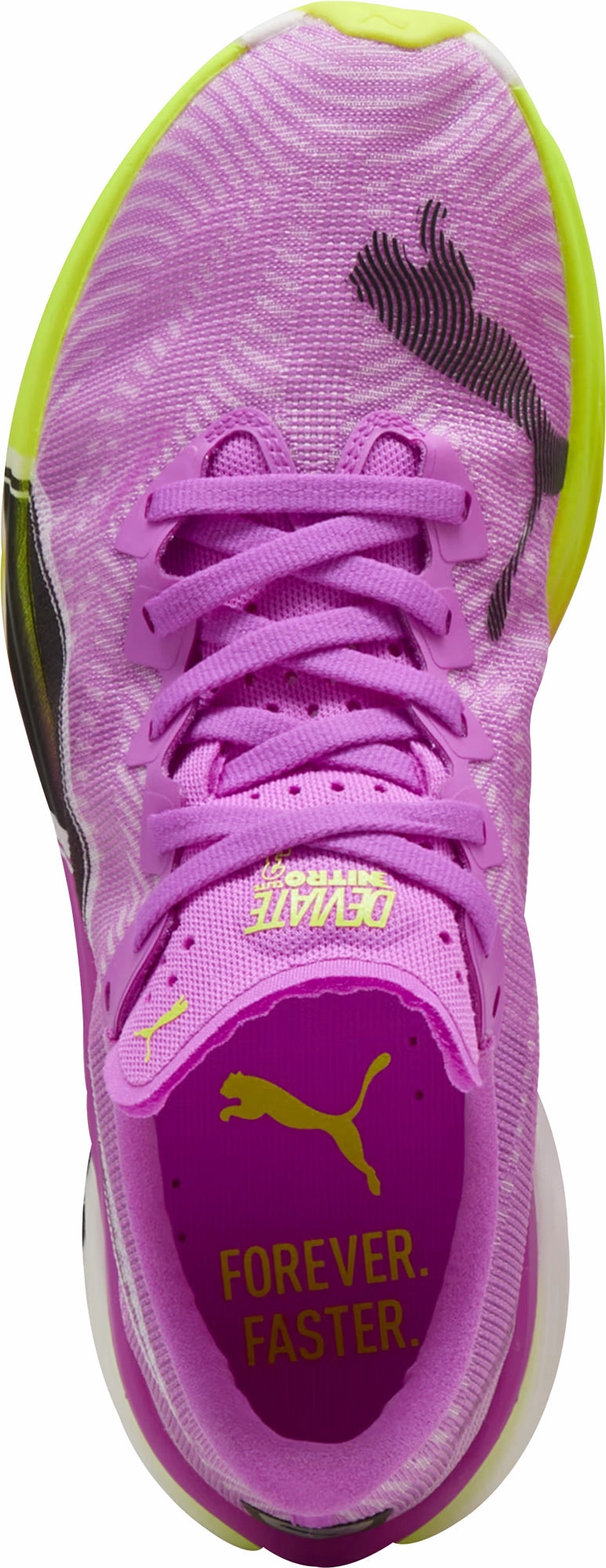 Temperature Regulating Materials Bounce Recovery Foam Puma Deviate Nitro Elite 3 Womens Running Shoes - Purple