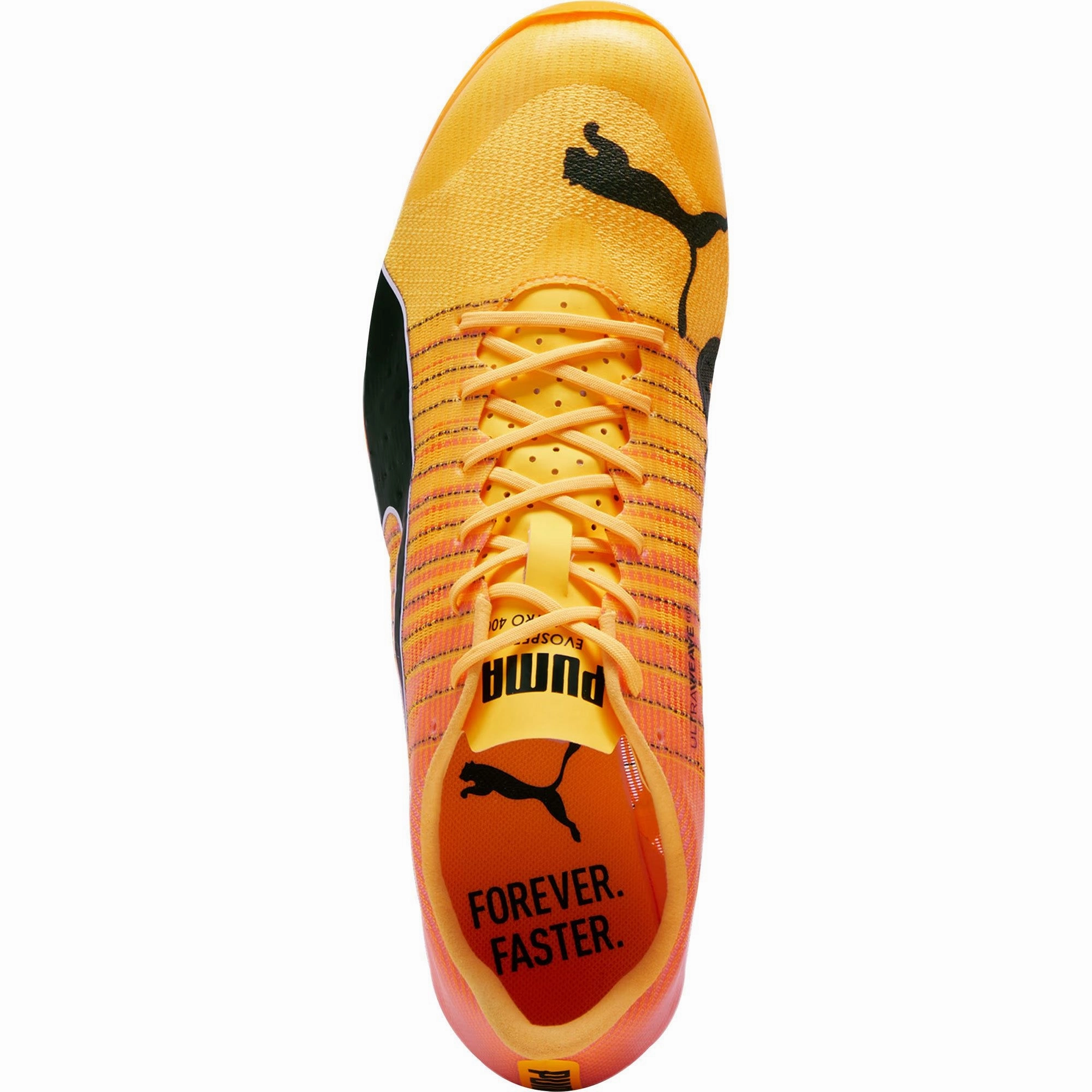Final Whistle Match Line Puma evoSpeed 400 Nitro 2 Running Spikes - Orange