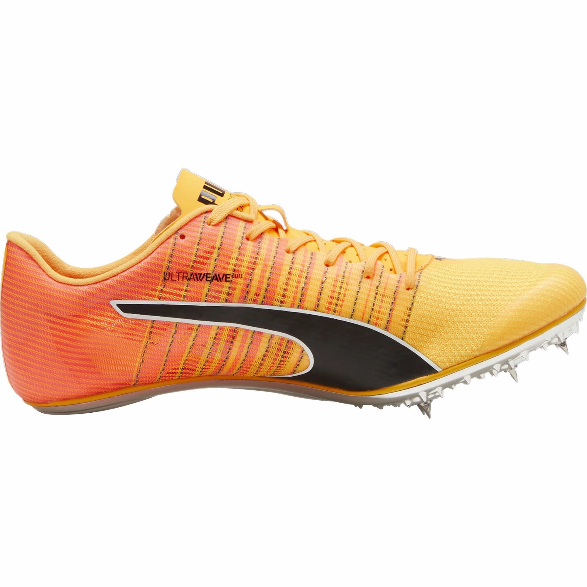 Match Practice All Terrain Grip Puma evoSpeed Brush 6 Running Spikes - Orange