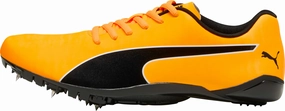 Ball Control Water Resistant Puma evoSpeed Prep Spint 3.5 Running Spikes - Orange