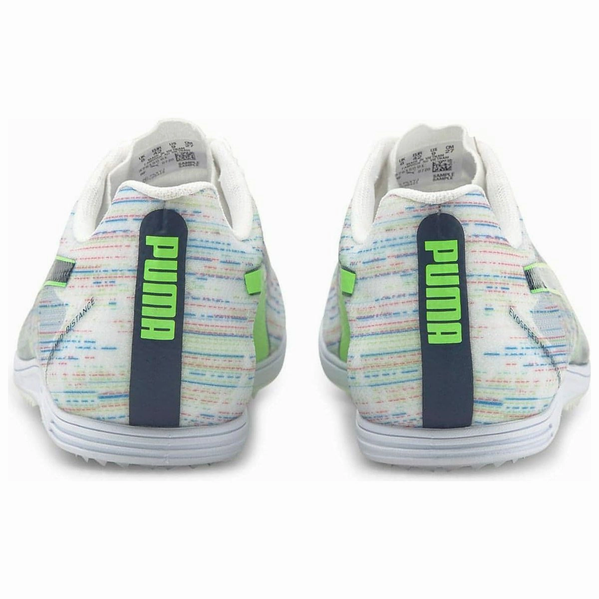 Cleat Bottom Ergonomic Shape Puma evoSpeed SP Middle Distance Running Spikes - White