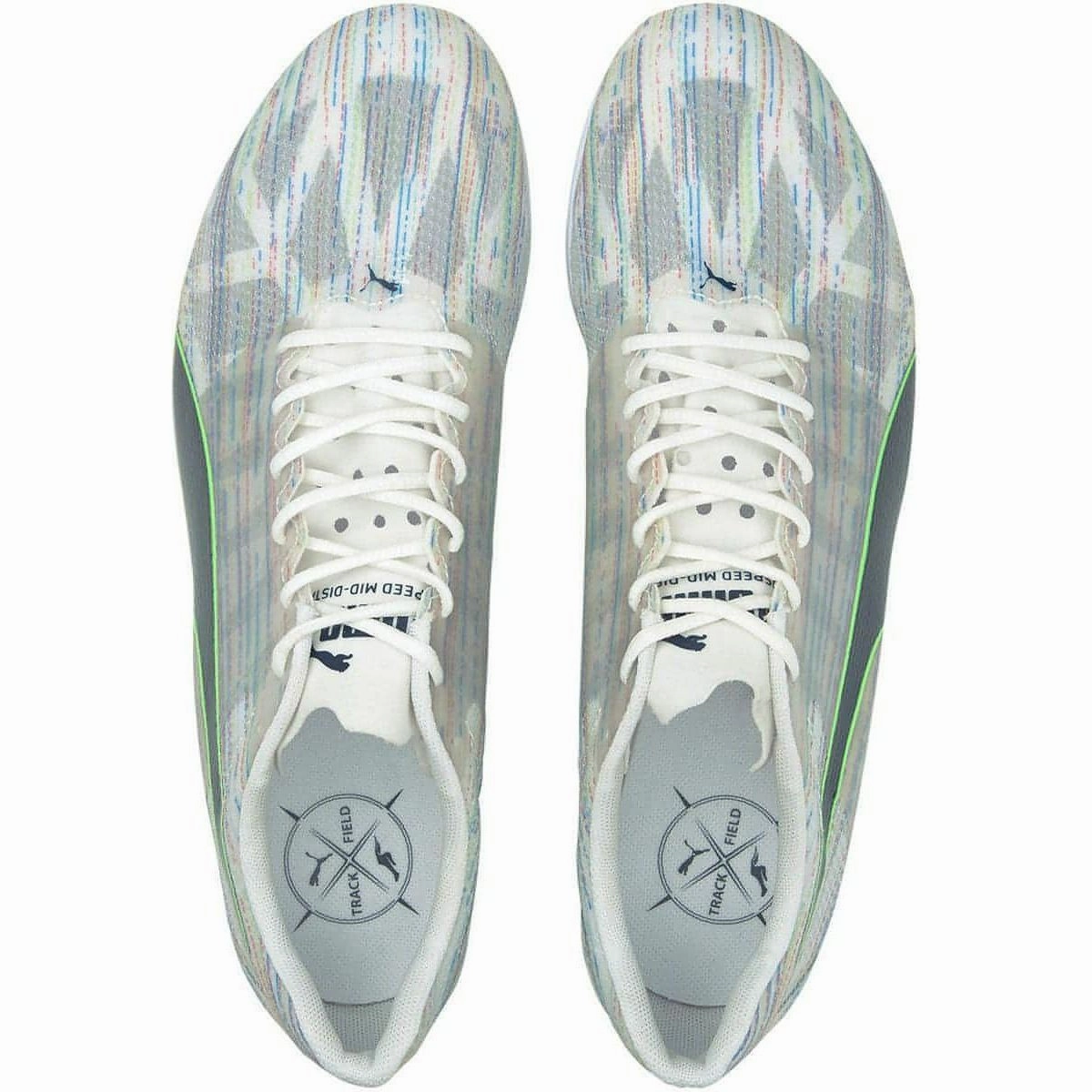 Airflow Technology Minimalist Puma evoSpeed SP Middle Distance Running Spikes - White