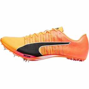 Rotational Stability Power Support Puma evoSpeed Sprint Nitro 2 Running Spikes - Orange