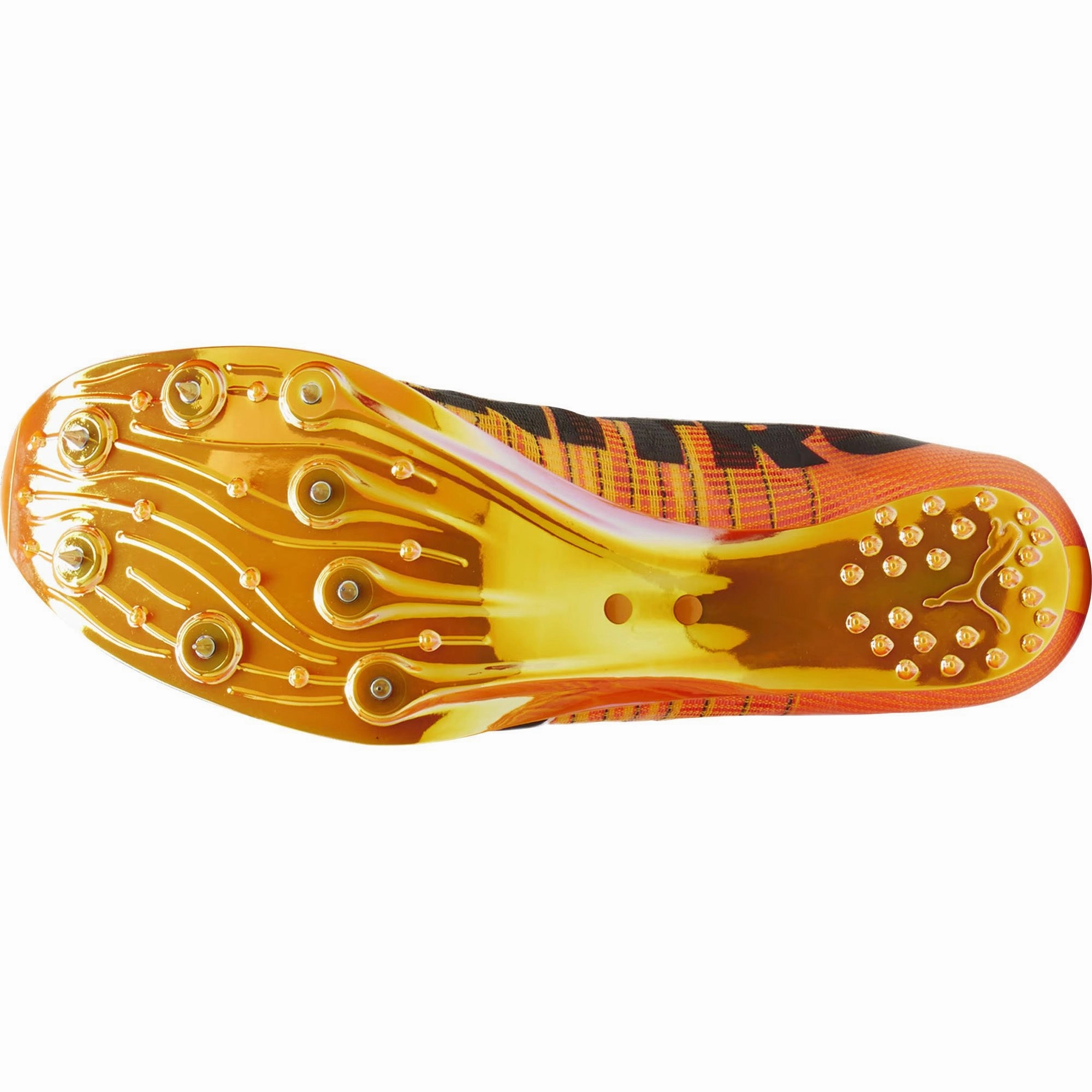 Comfortable Straps Puma evoSpeed Sprint Nitro 2 Running Spikes - Orange