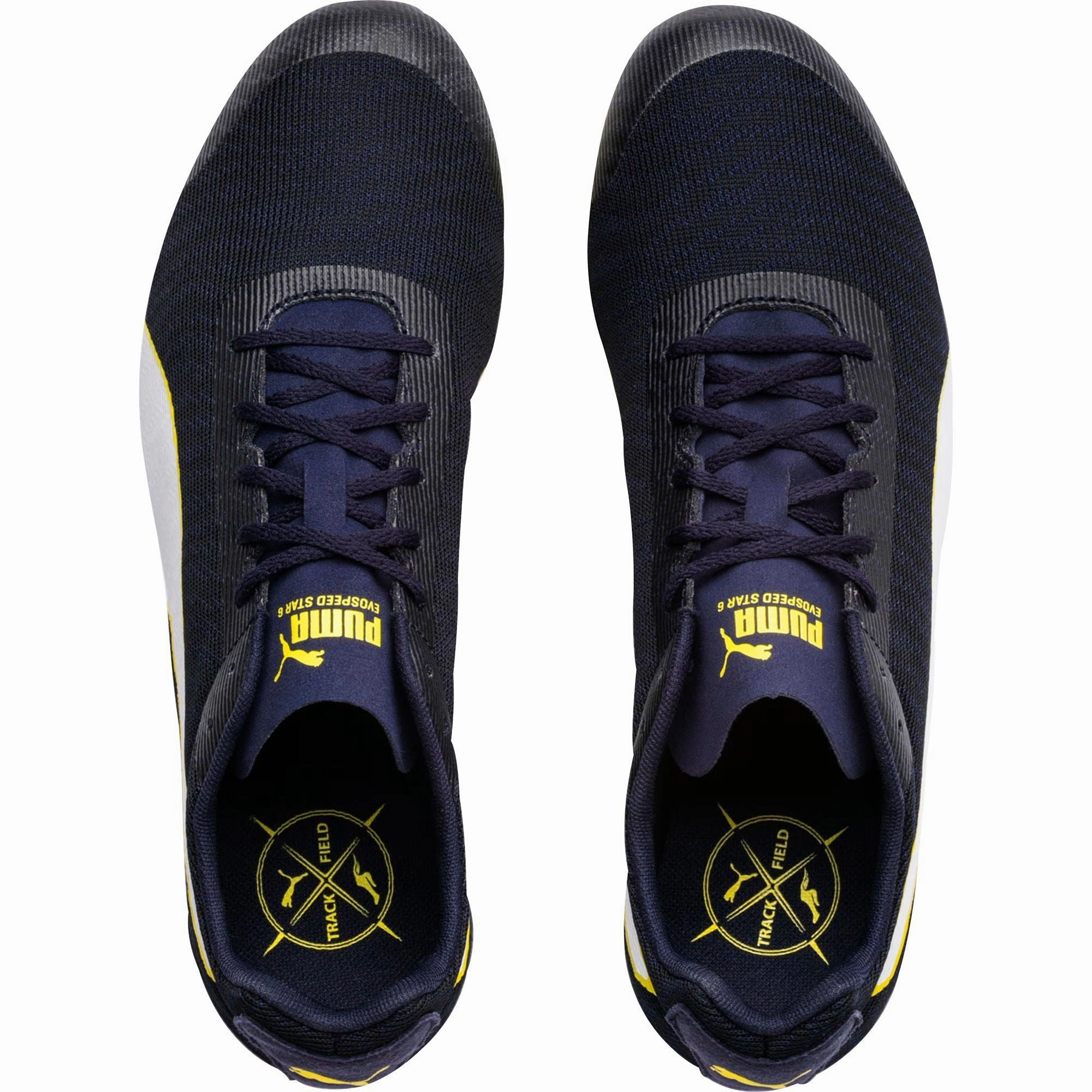 Shock   Resistant volleyball shoes Puma evoSpeed Star 6 Running Spikes - Navy