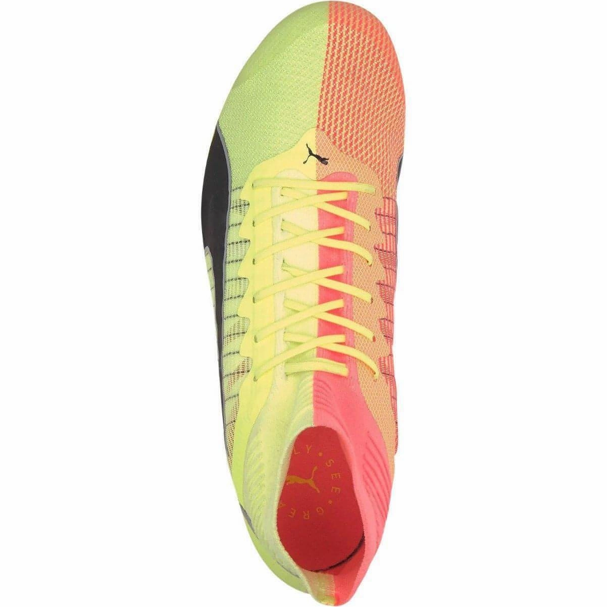 Puma evoSPEED Tokyo Future Mid Running Spikes - Yellow Light Weight Durable Grip