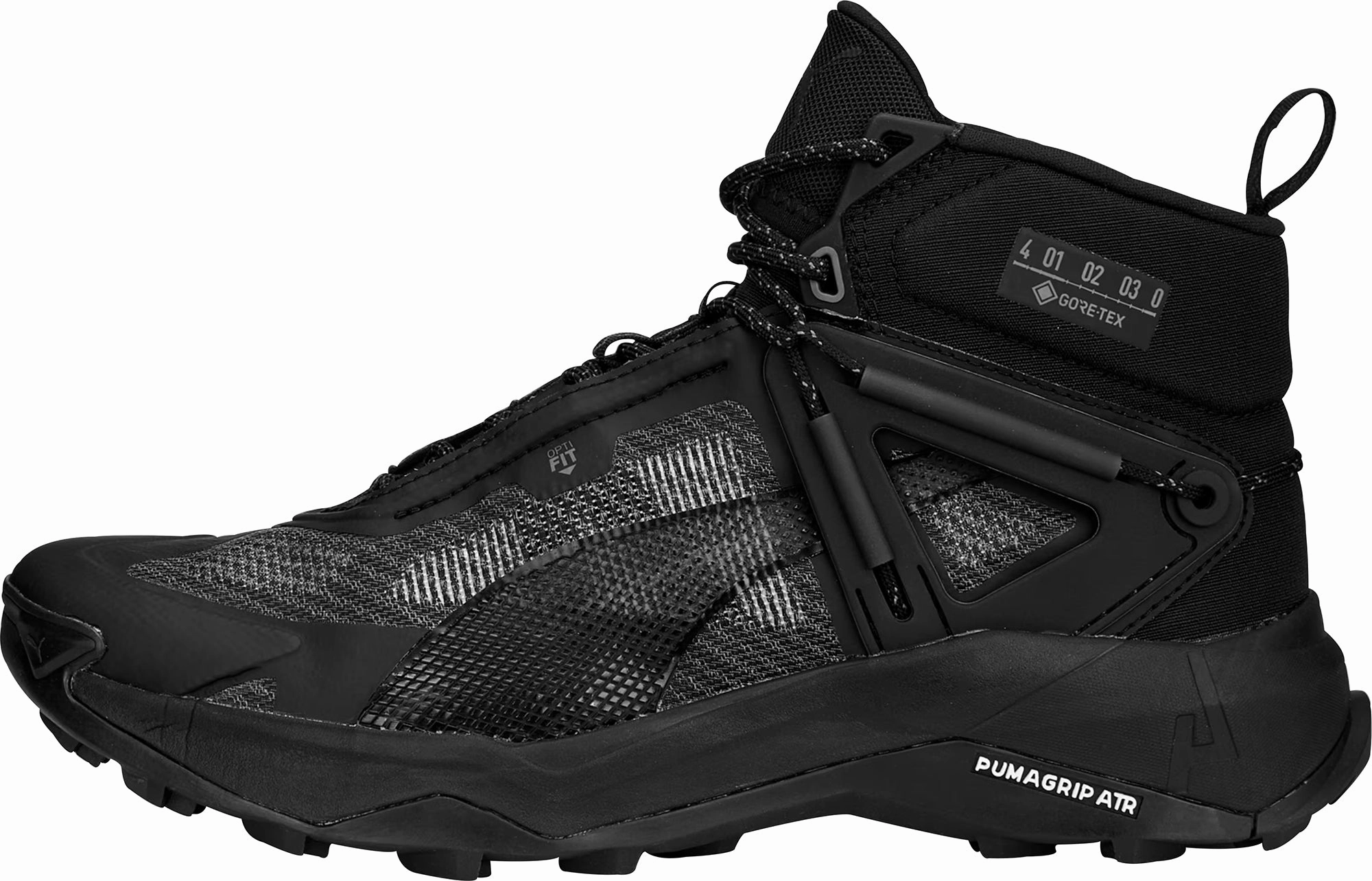 Puma Explore Nitro Mid GORE-TEX Womens Walking Boots - Black narrow style padded insole