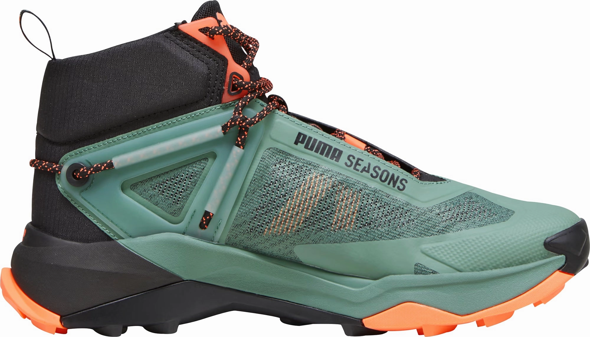 walking long distances Puma Explore Nitro Mid Mens Walking Boots - Green