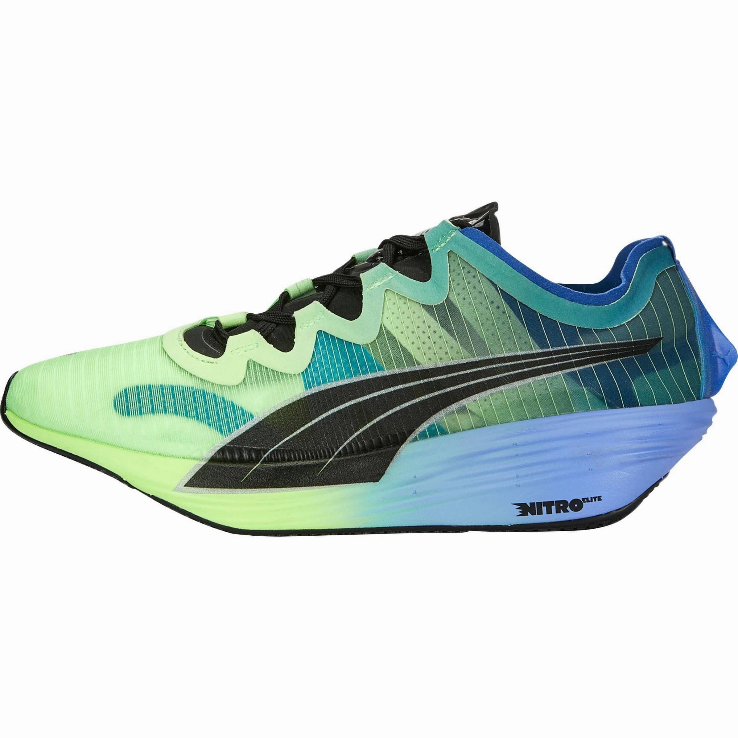 Puma Fast-FWD Nitro Elite Mens Running Shoes - Blue Quick Dry Insole anti - blister running shoes