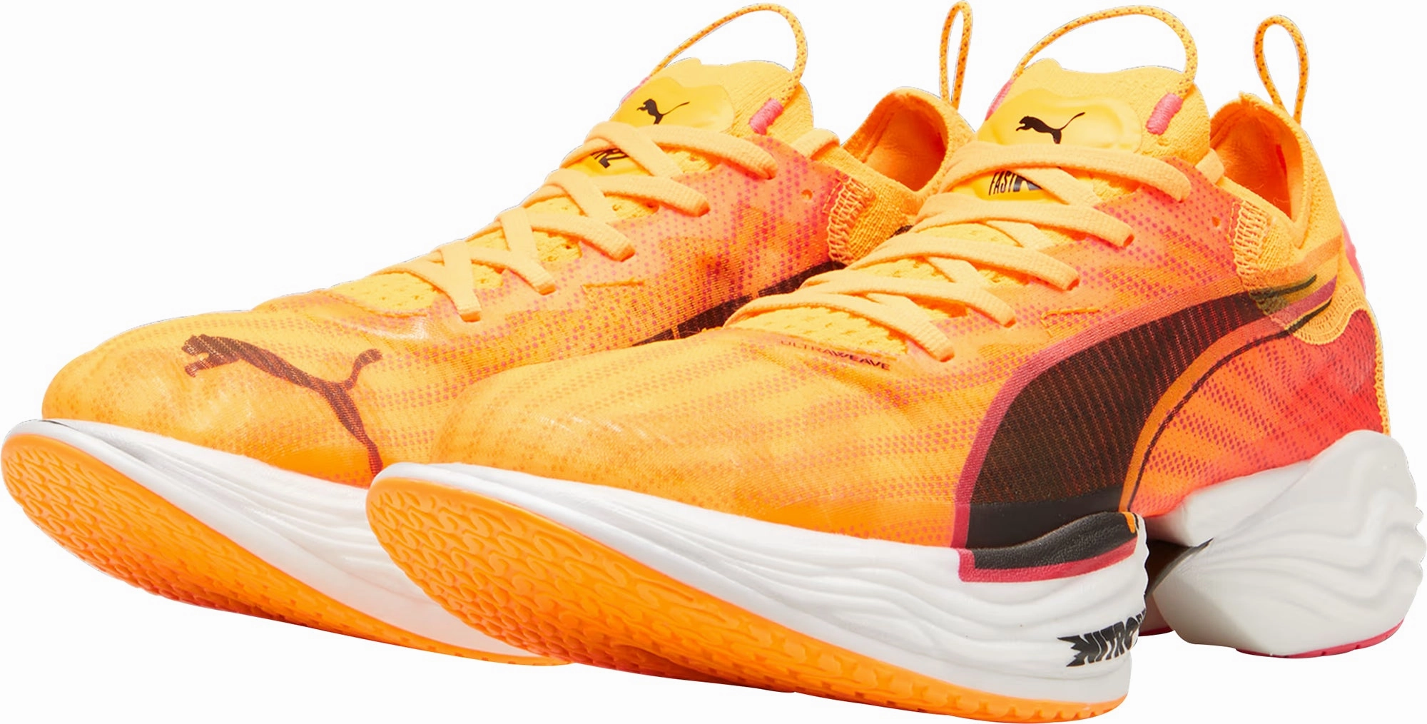 active shoes running on a treadmill shoes Puma Fast-R Nitro Elite 2 Mens Running Shoes - Orange