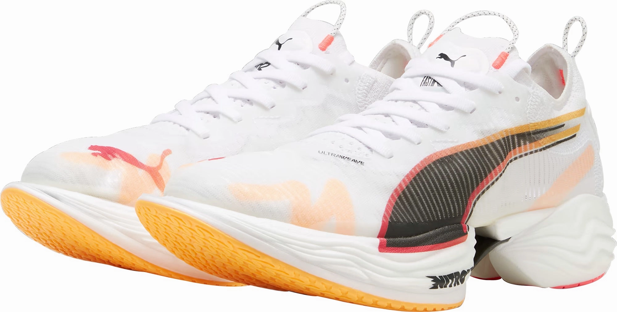 Puma Fast-R Nitro Elite 2 Mens Running Shoes - White Dynamic Motion Control