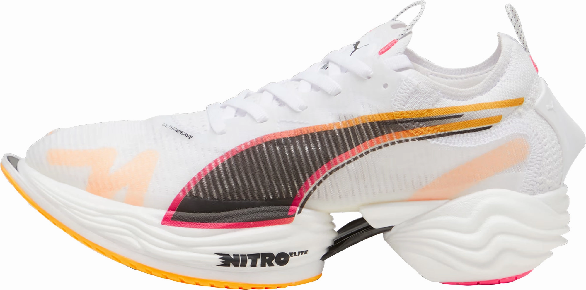 Sensational traction Puma Fast-R Nitro Elite 2 Mens Running Shoes - White