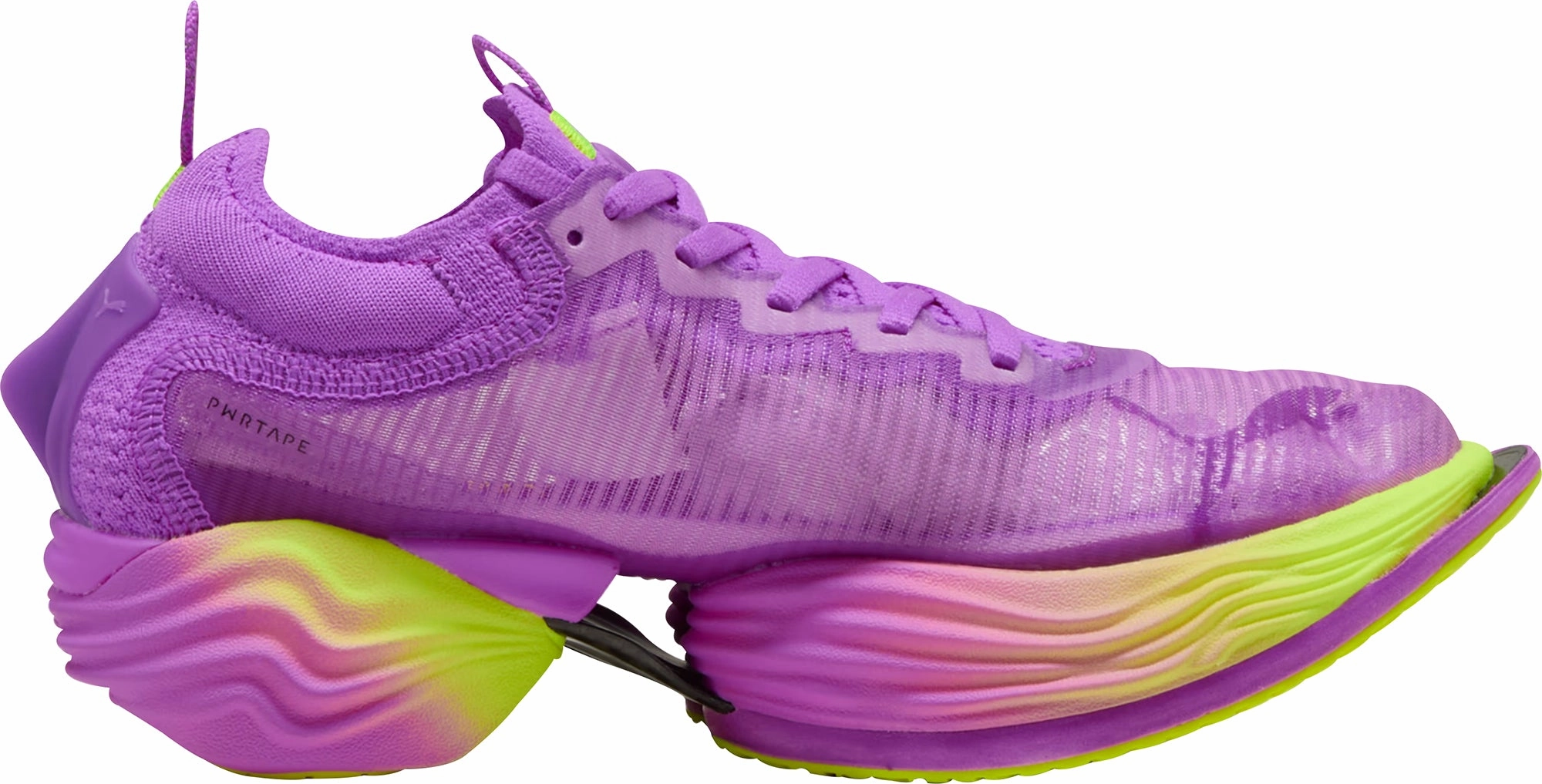 Gait Optimized Sole Ventilation holes Puma Fast-R Nitro Elite 2 Womens Running Shoes - Purple