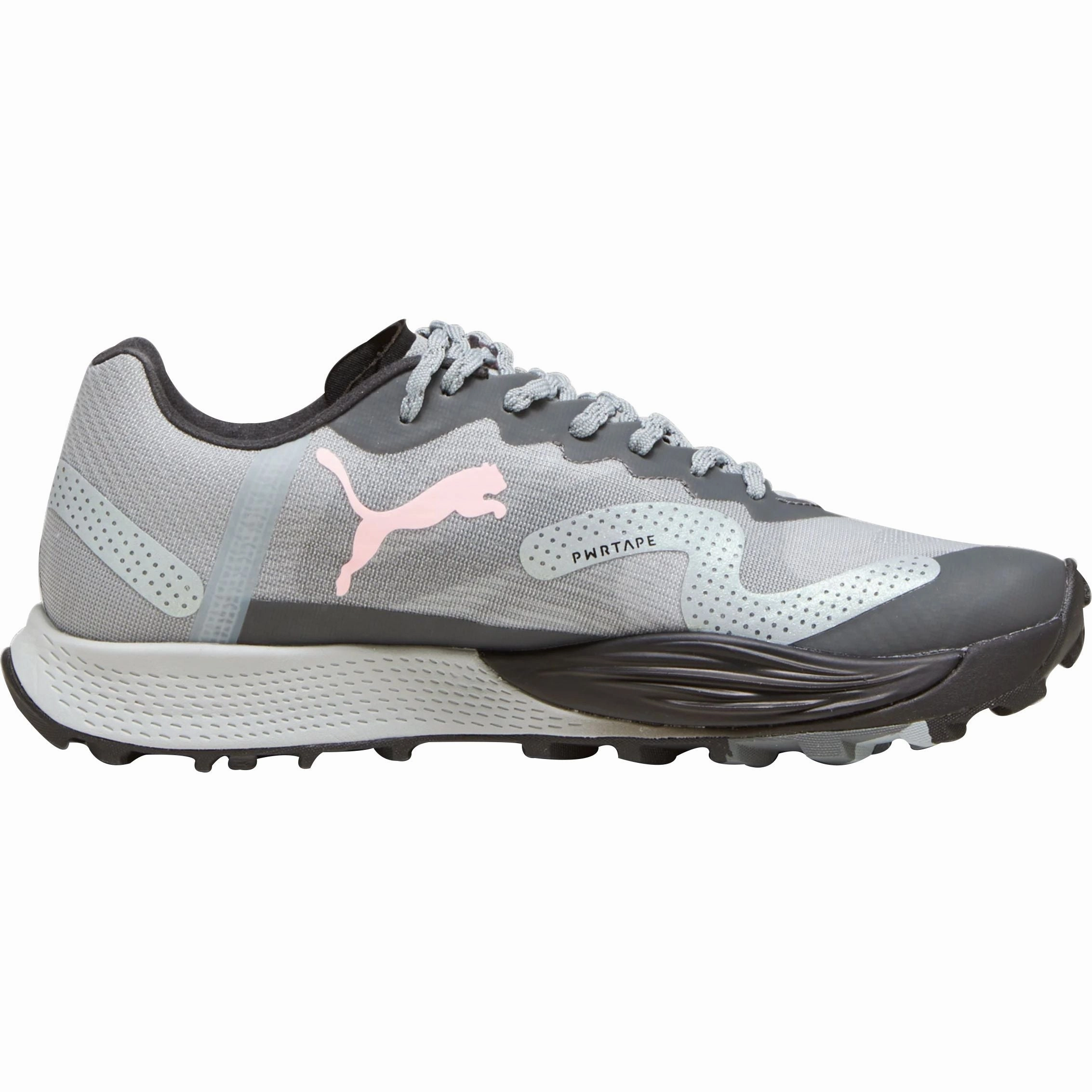 Puma Fast-Trac Apex Nitro Womens Trail Running Shoes - Grey Ventilated Insock running in a fixed bridge area shoes