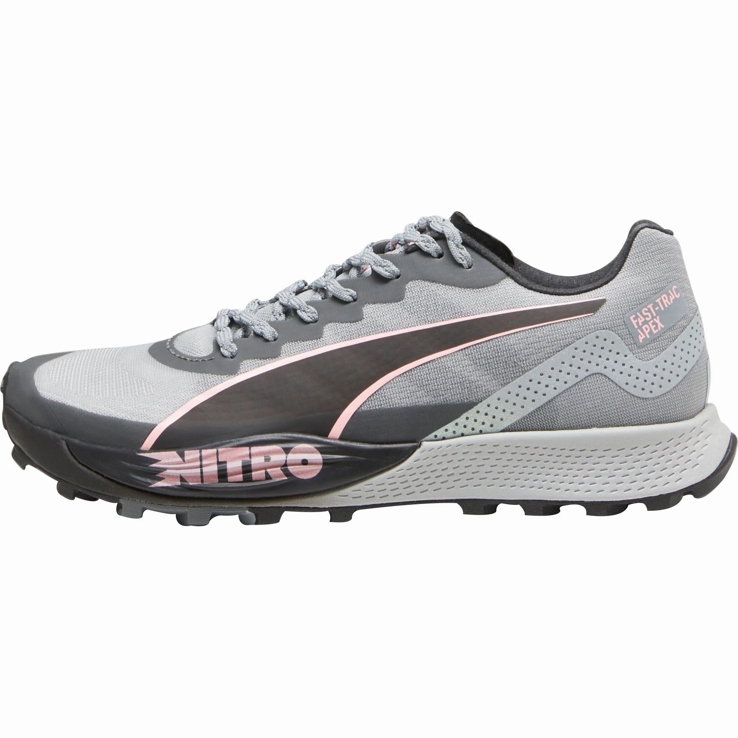Puma Fast-Trac Apex Nitro Womens Trail Running Shoes - Grey Mid - range