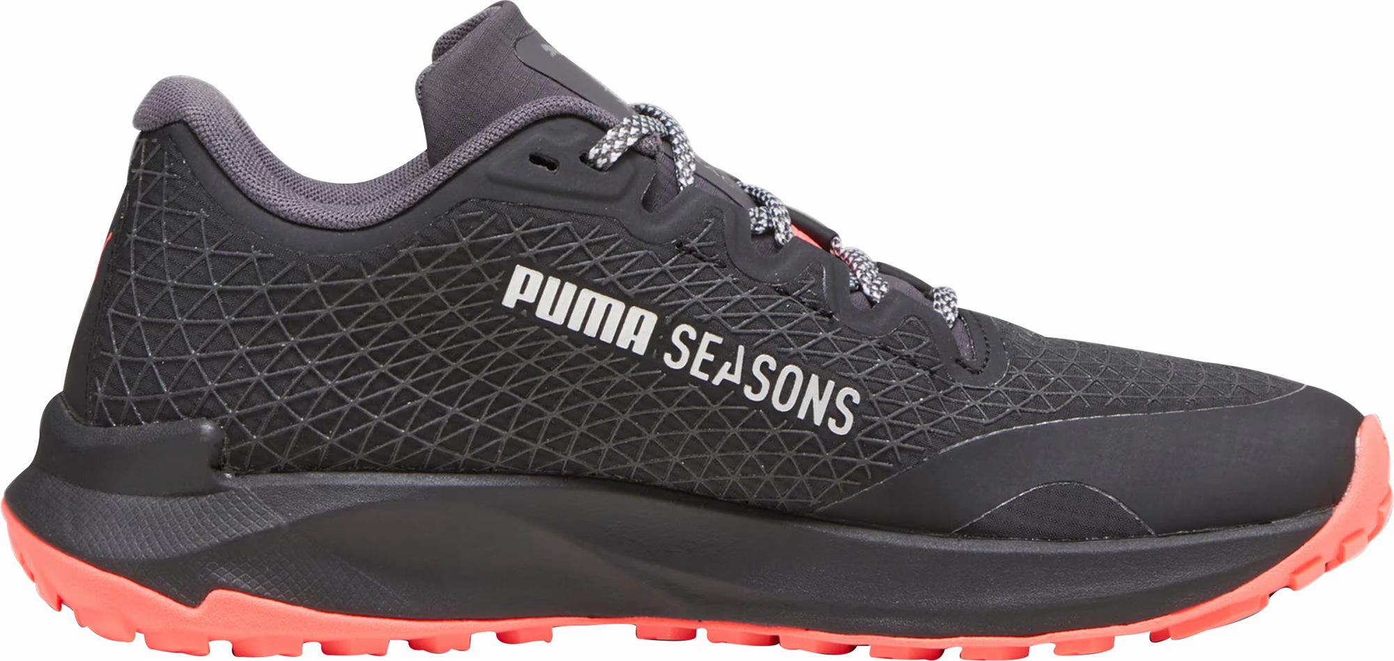temperate - climate shoes Metatarsal Pad Puma Fast-Trac Nitro GORE-TEX Womens Trail Running Shoes - Black