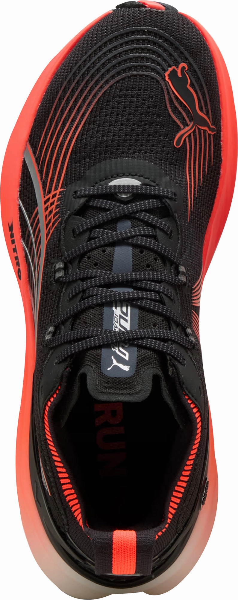 Adaptive Flexibility Gel cushion Puma ForeverRun Nitro 2 Mens Running Shoes - Black