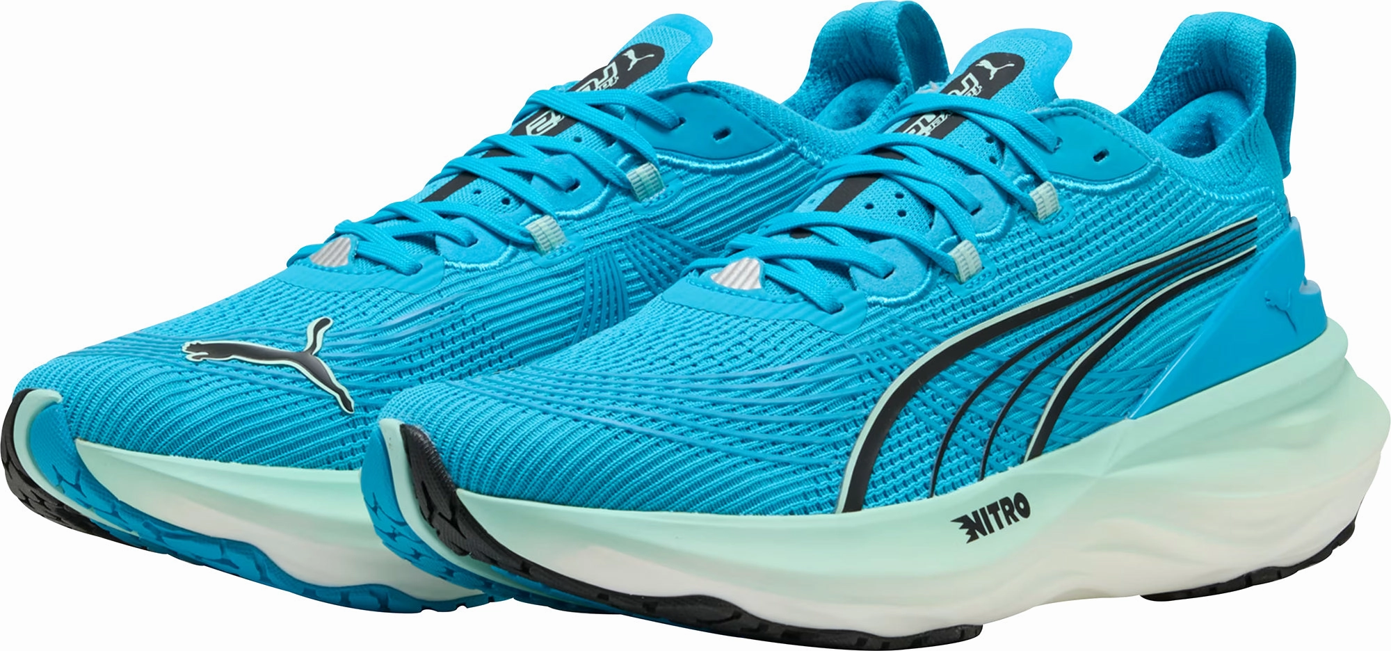 Energy absorbing Puma ForeverRun Nitro 2 Mens Running Shoes - Blue