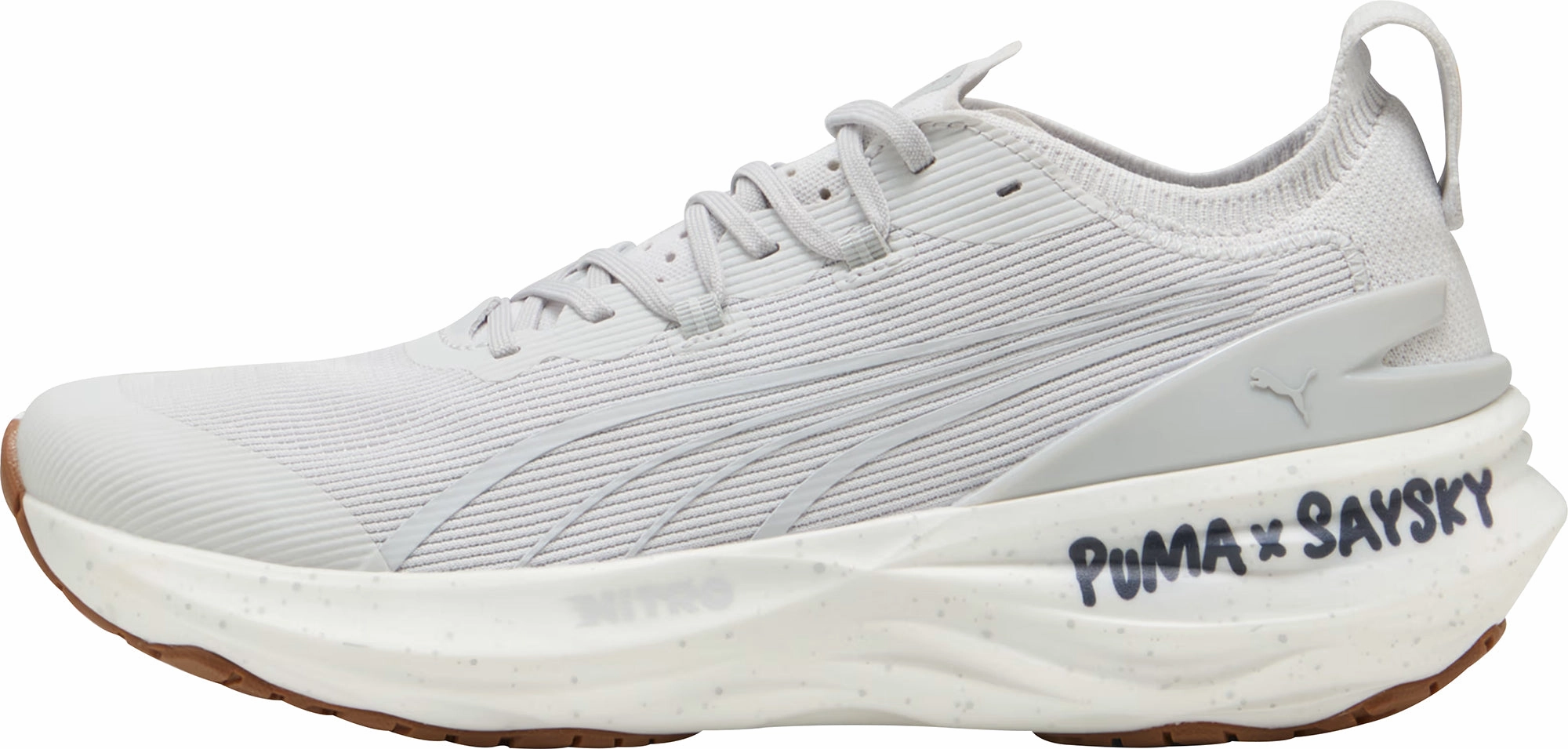 Narrow - base early morning run Puma ForeverRun Nitro 2 X SAYSKY Mens Running Shoes - Grey