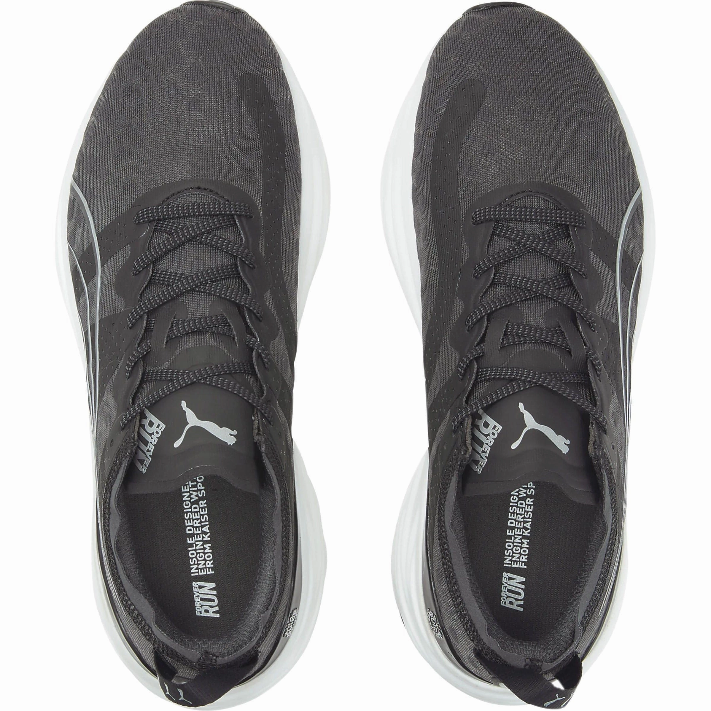 Puma ForeverRun Nitro Mens Running Shoes - Black Asymmetric Cushion Pods