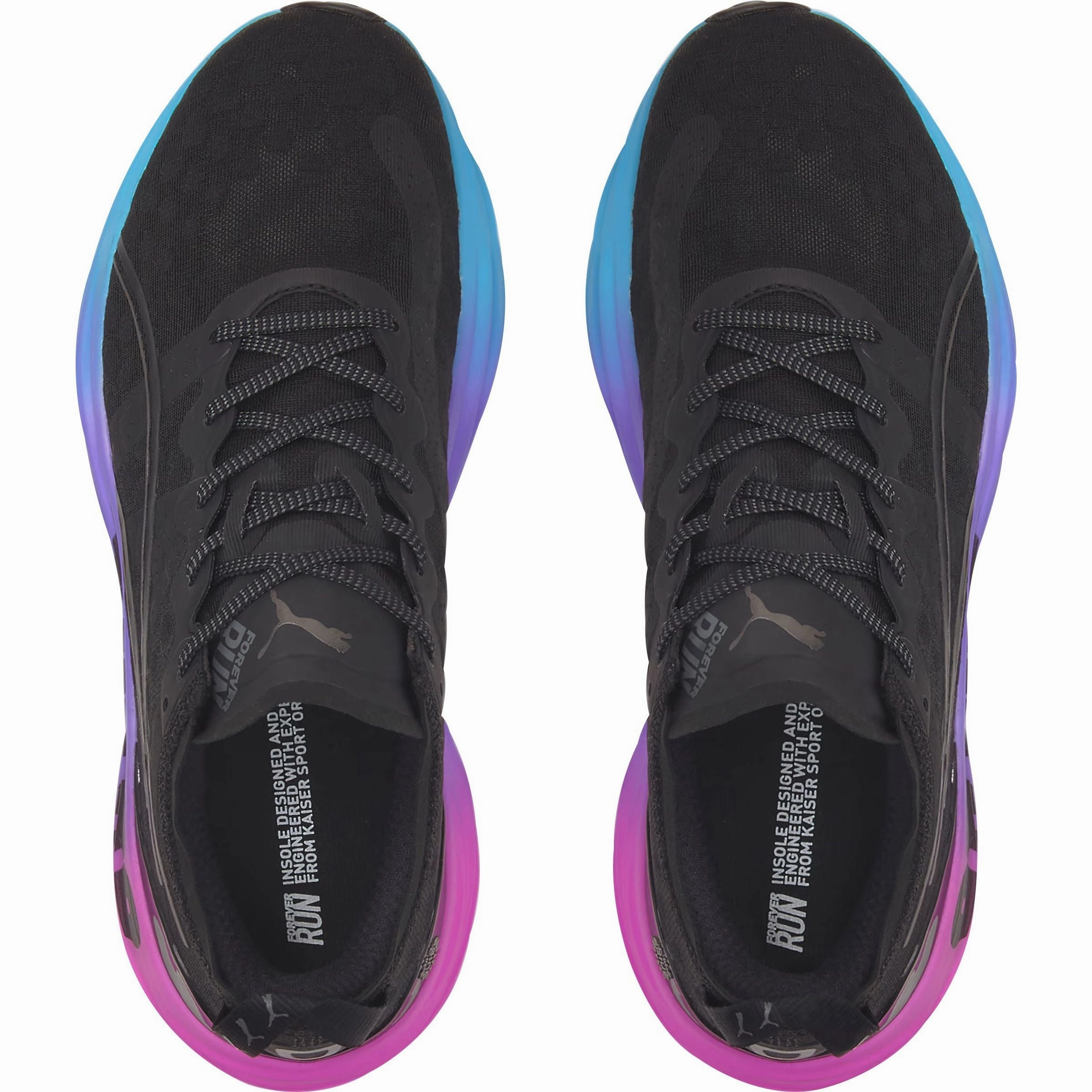 Half   Size Available Puma ForeverRun Nitro Mens Running Shoes - Black