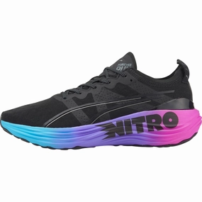 Double Stitch Technology Puma ForeverRun Nitro Mens Running Shoes - Black