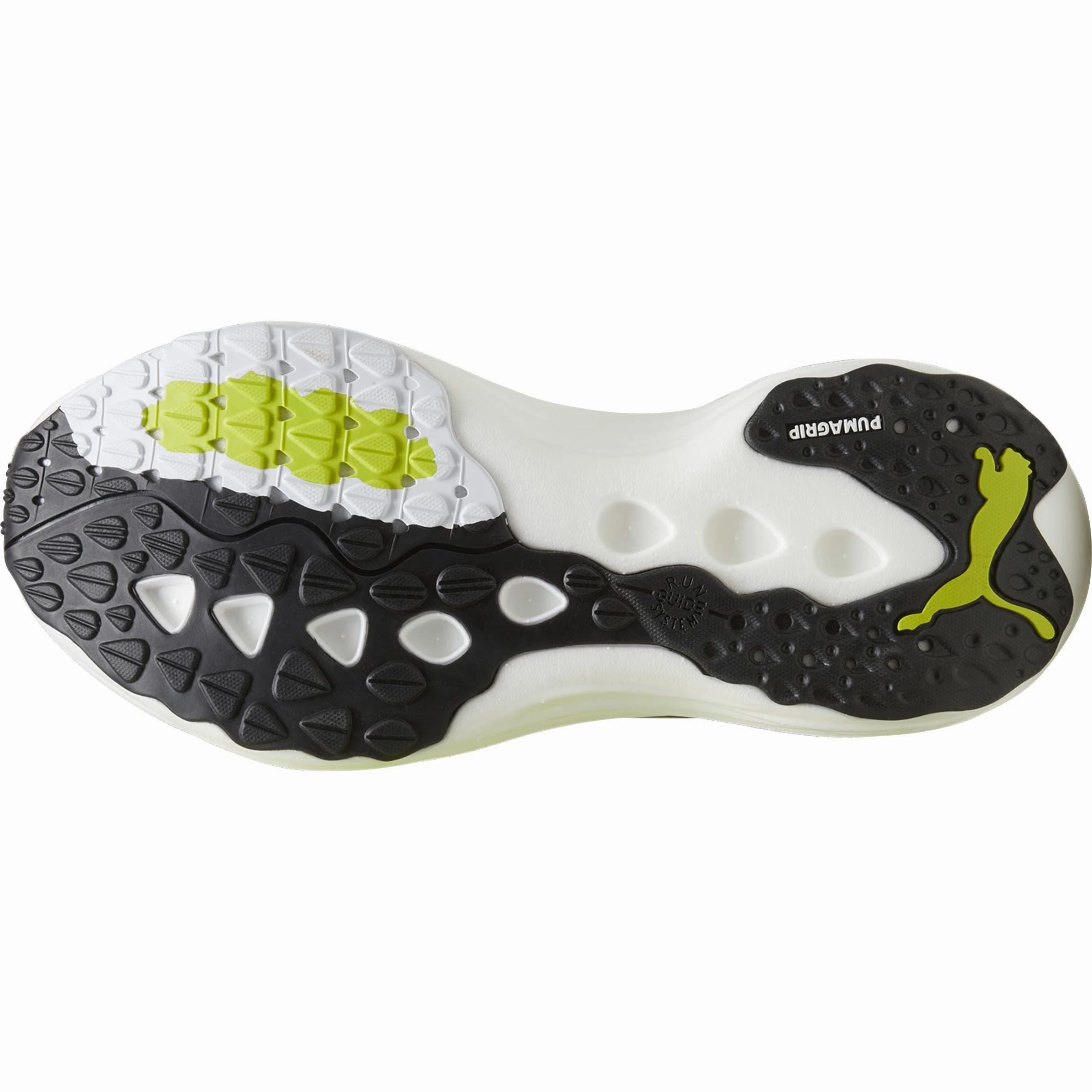 CarbonRubberOutsole Puma ForeverRun Nitro Mens Running Shoes - Yellow