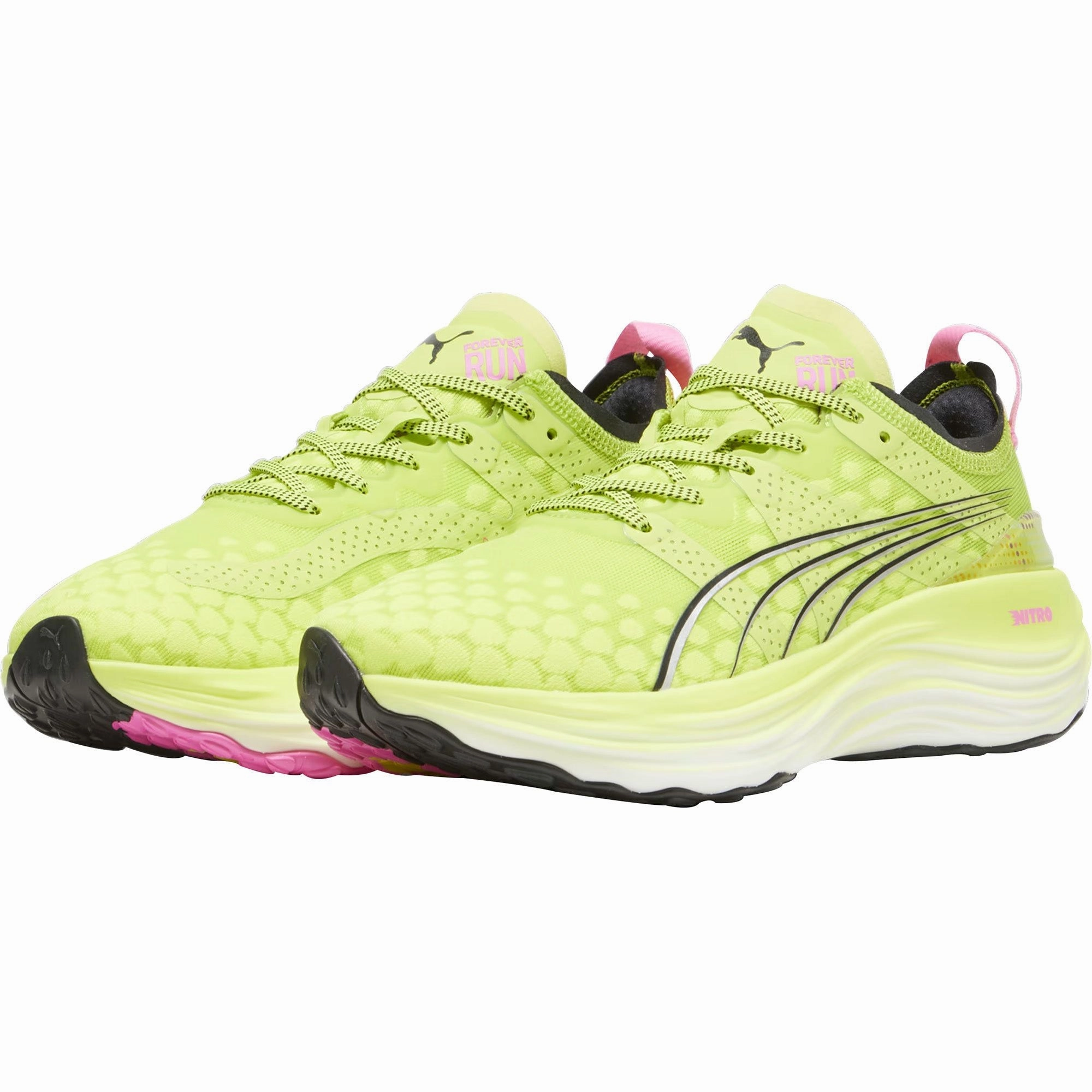 Puma ForeverRun Nitro Womens Running Shoes - Yellow Outsole Traction