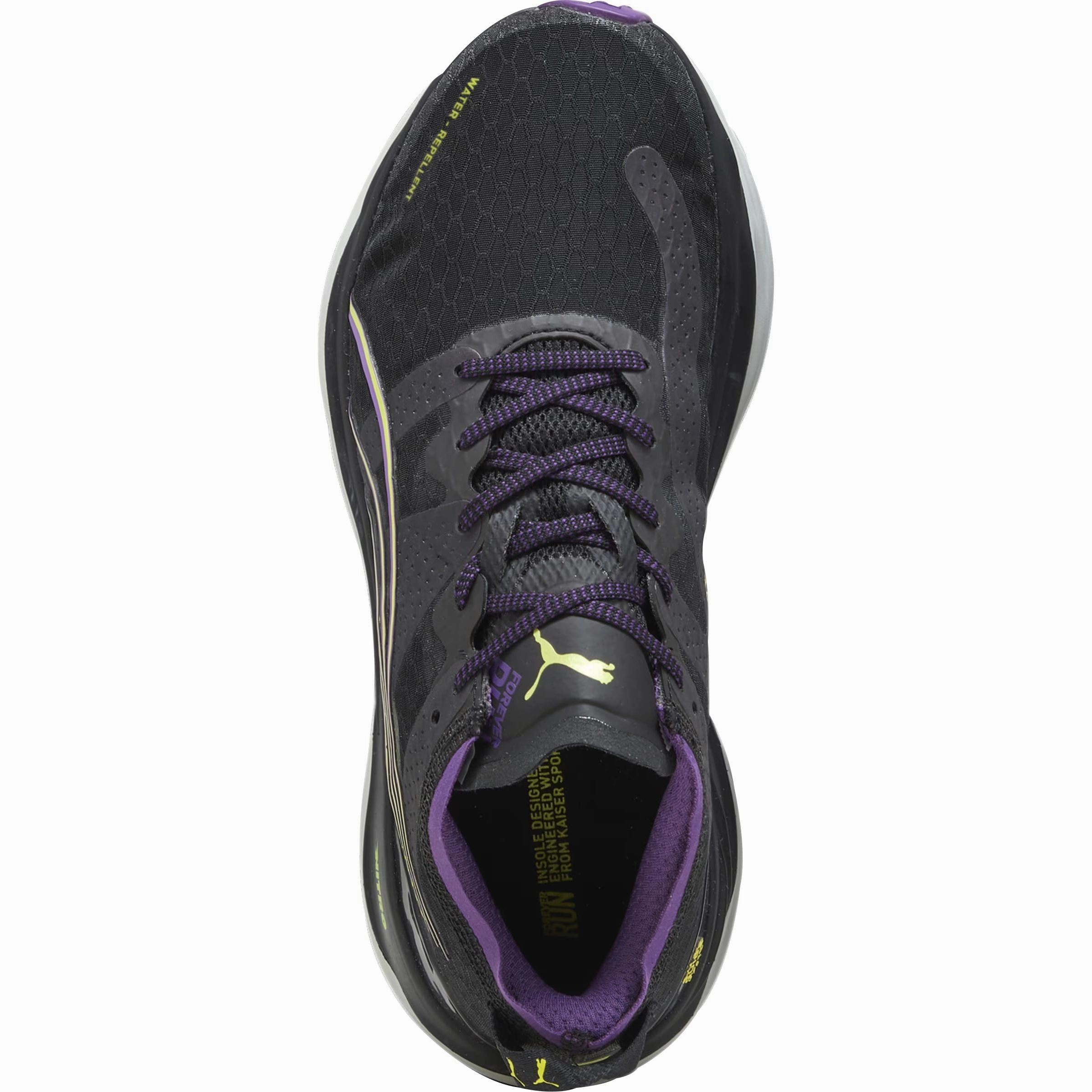 Slip Resistant TPU Puma ForeverRun Nitro WTR Womens Running Shoes - Black