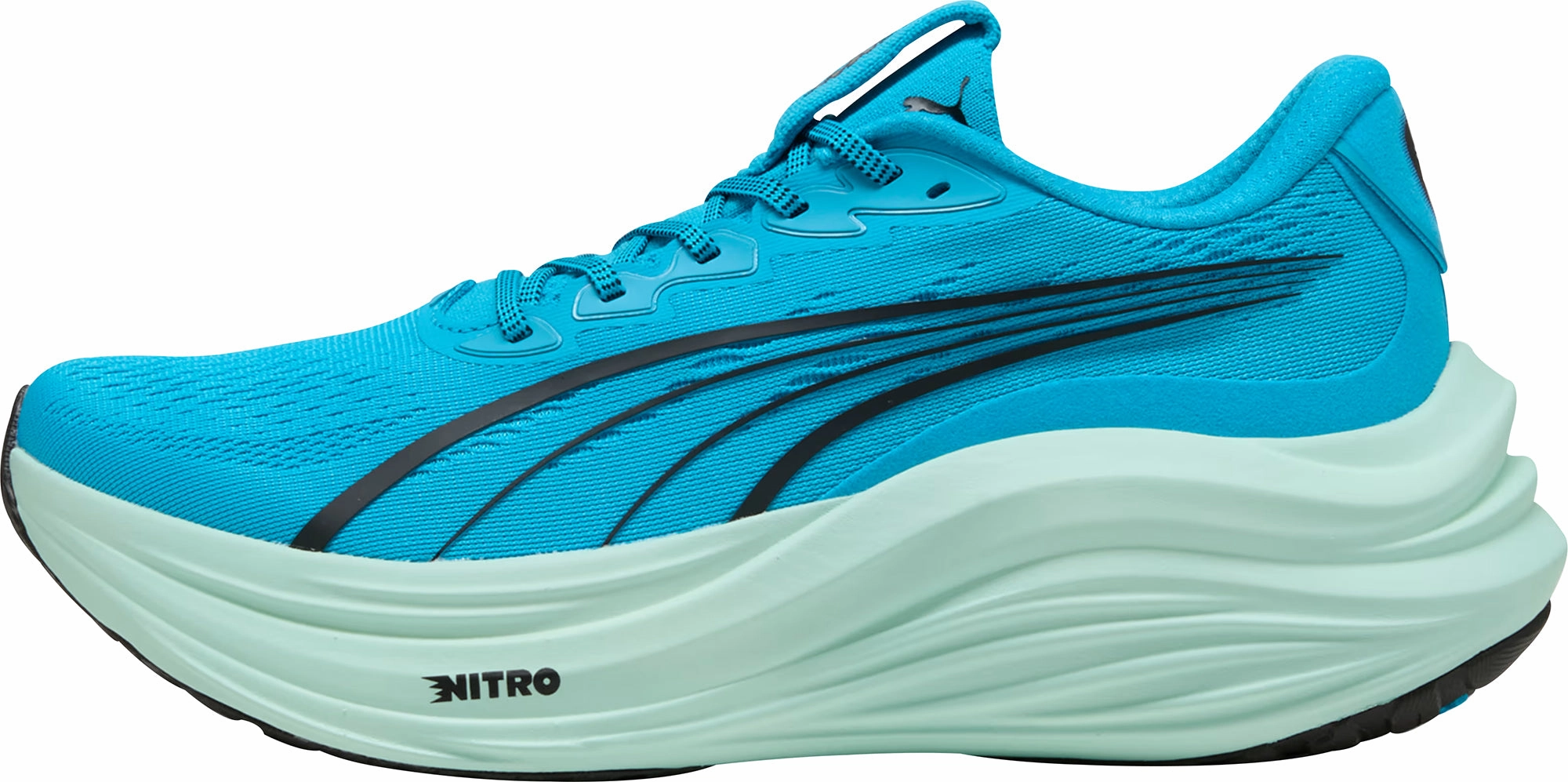 Half   Size Available Puma MagMax Nitro Mens Running Shoes - Blue