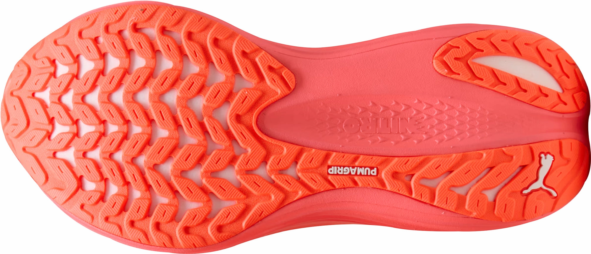 Puma MagMax Nitro Mens Running Shoes - Red Thermo Regulating Liner Flexible Groove Construction