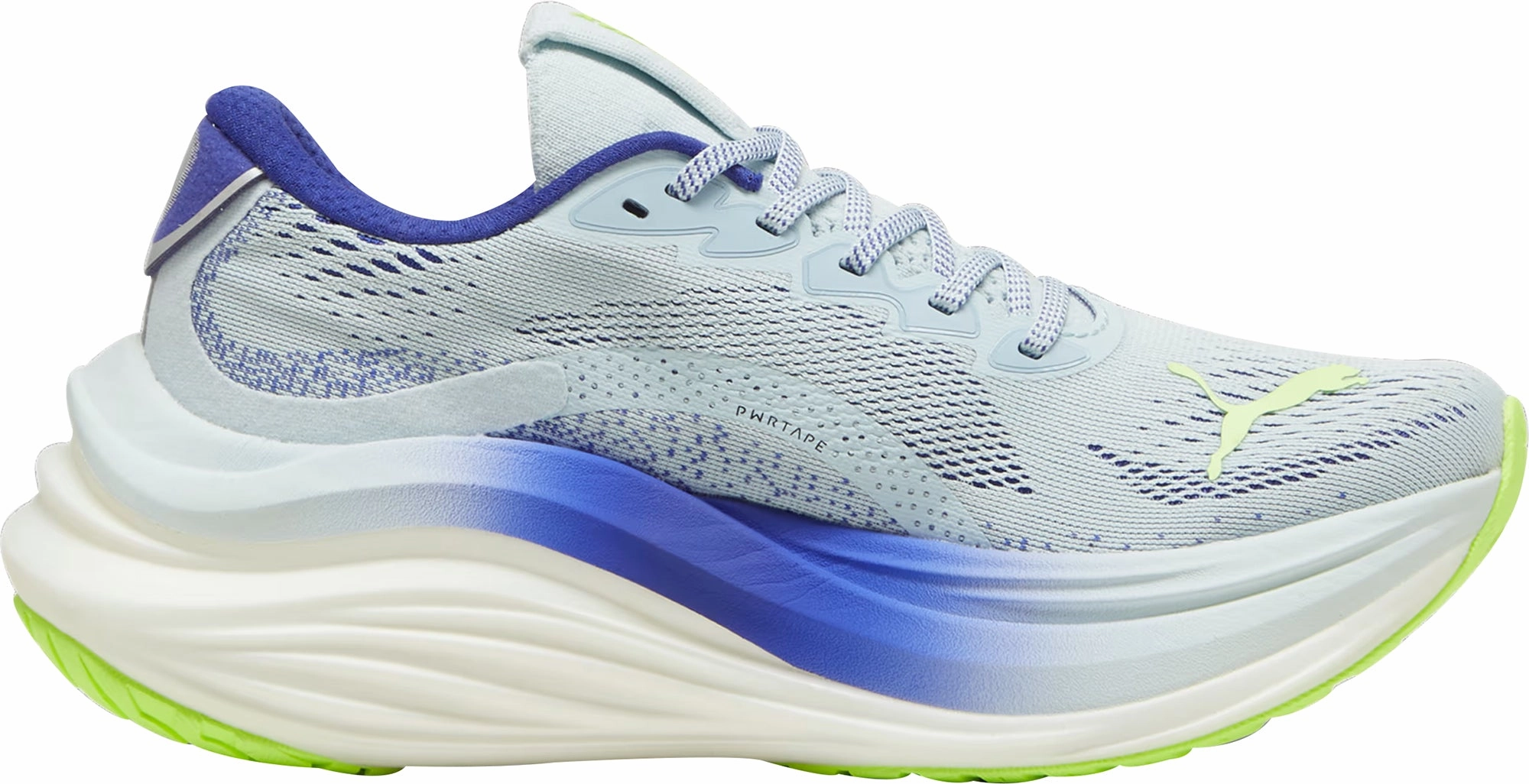 Puma MagMax Nitro Womens Running Shoes - Blue Contoured Arch Bridge