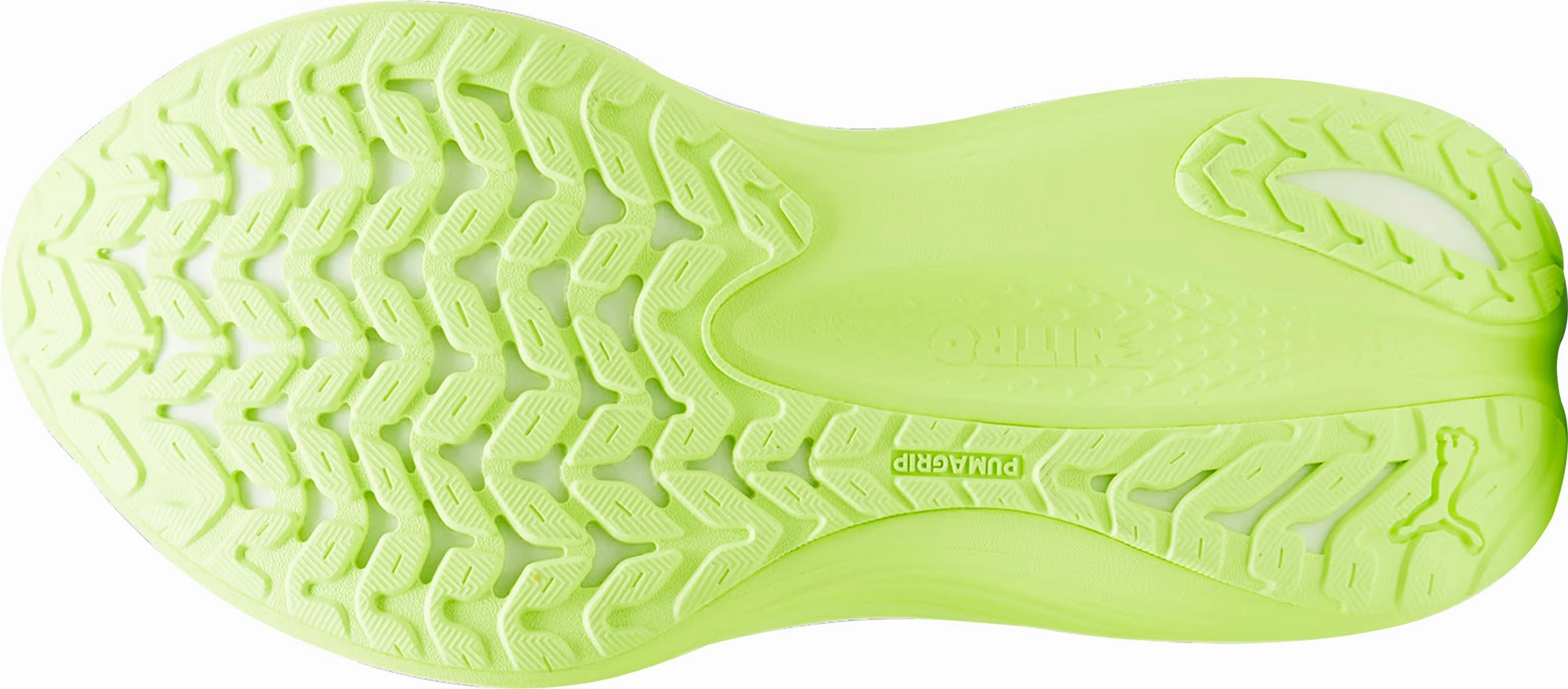 Puma MagMax Nitro Womens Running Shoes - Green multi - colored running shoes
