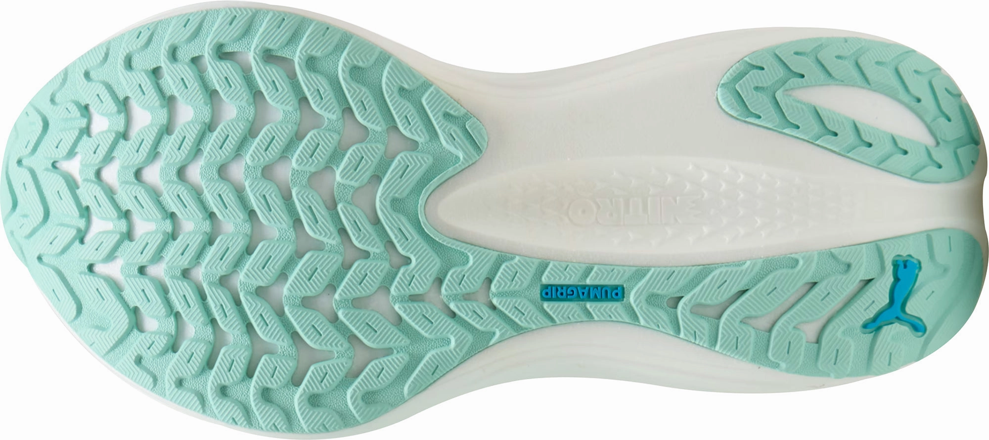 Plush Collar Padding Puma MagMax Nitro Womens Running Shoes - Green